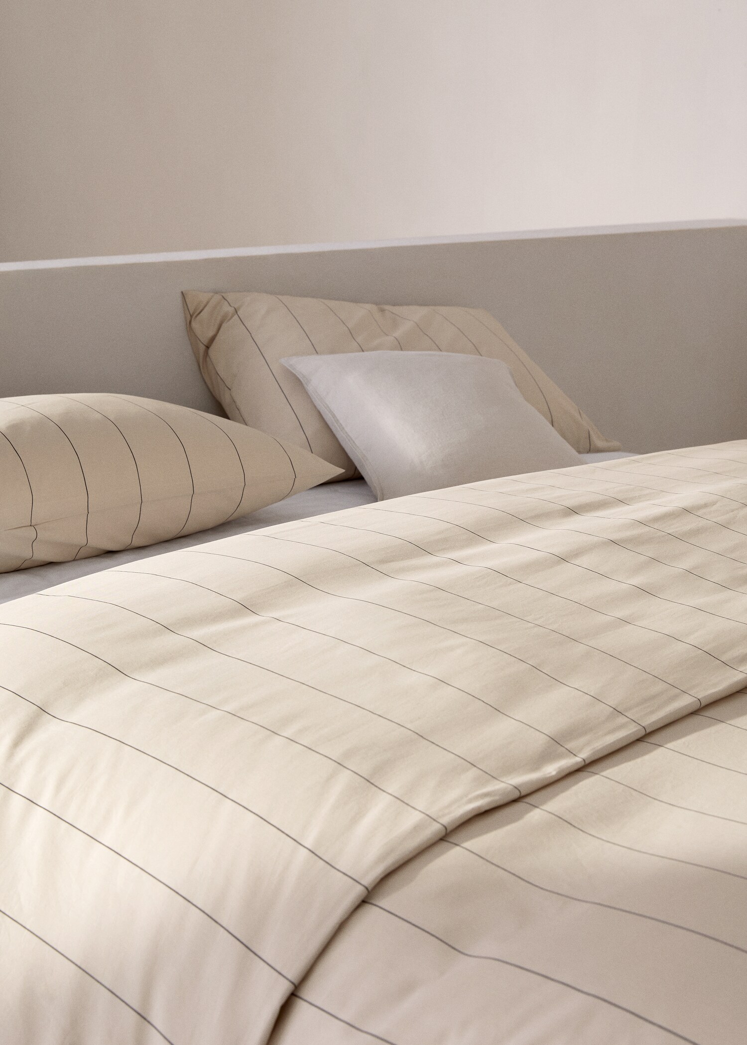 100% cotton striped duvet cover for king bed - Details of the article 7