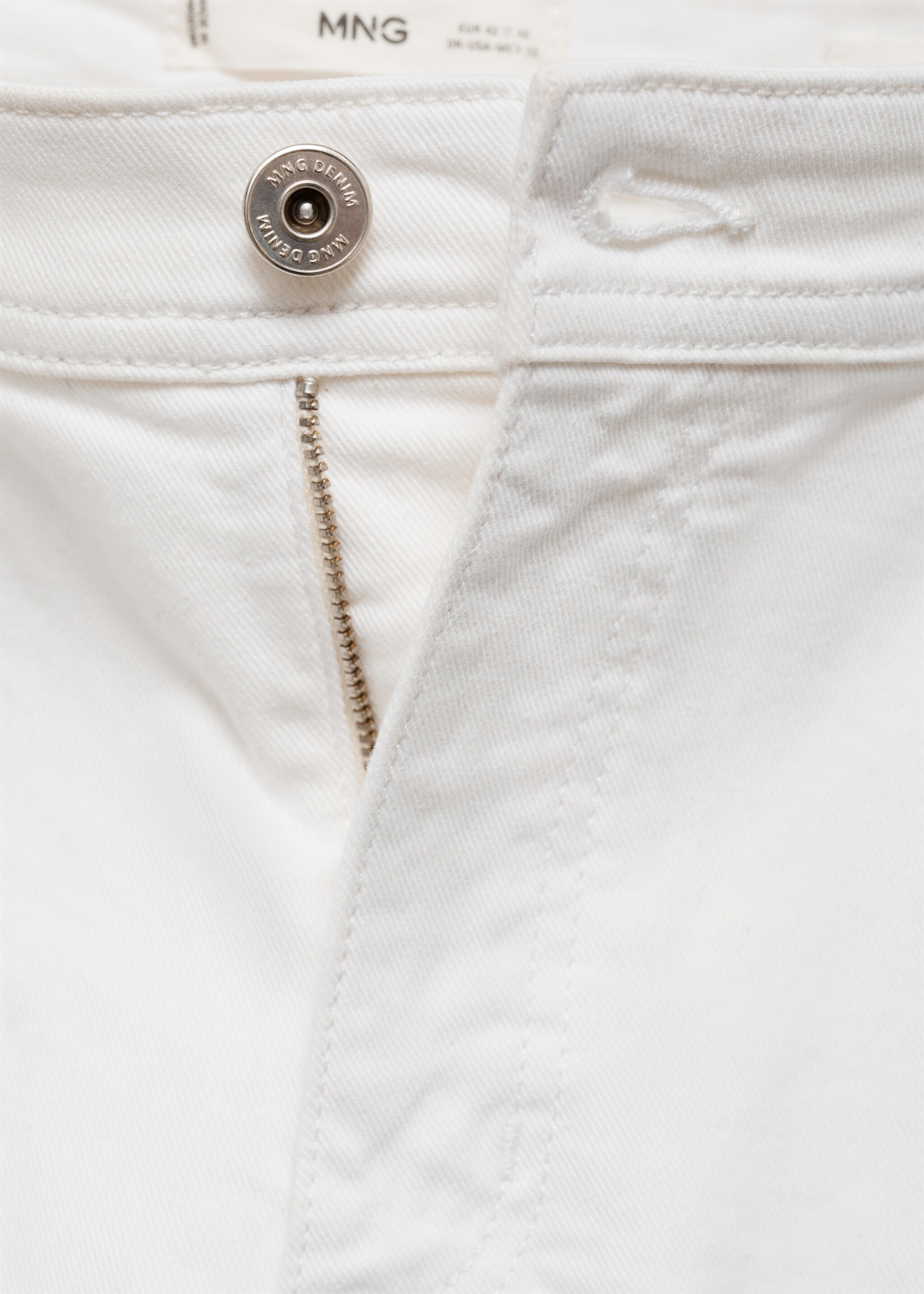 Jan slim-fit jeans - Details of the article 8, White. Ref: 77010597-00.
