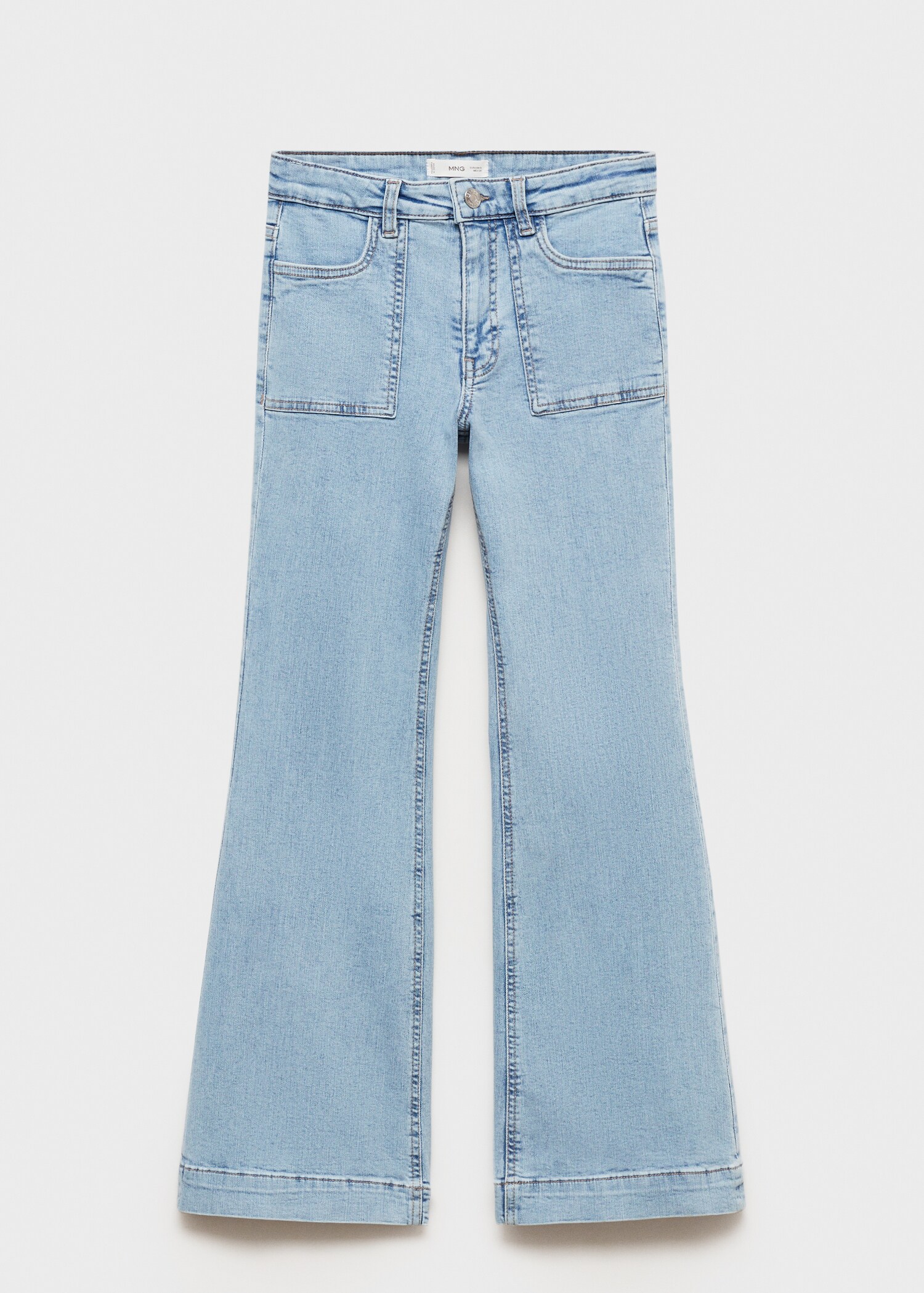 Flared jeans with pocket - Article without model