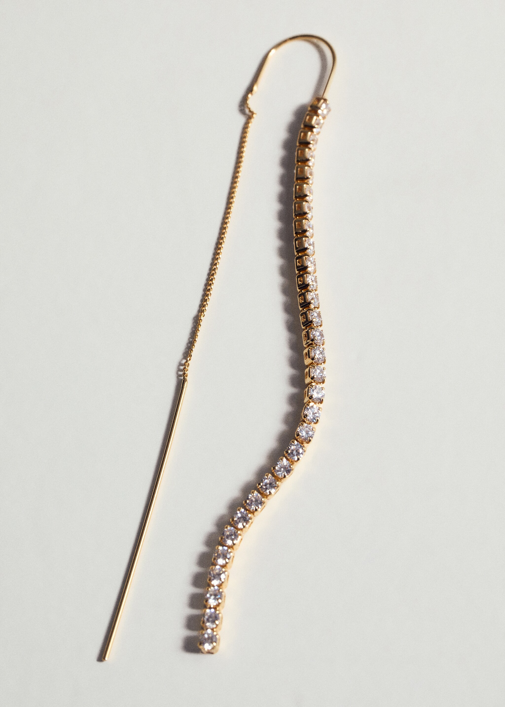 Long crystal earrings  - Details of the article 5