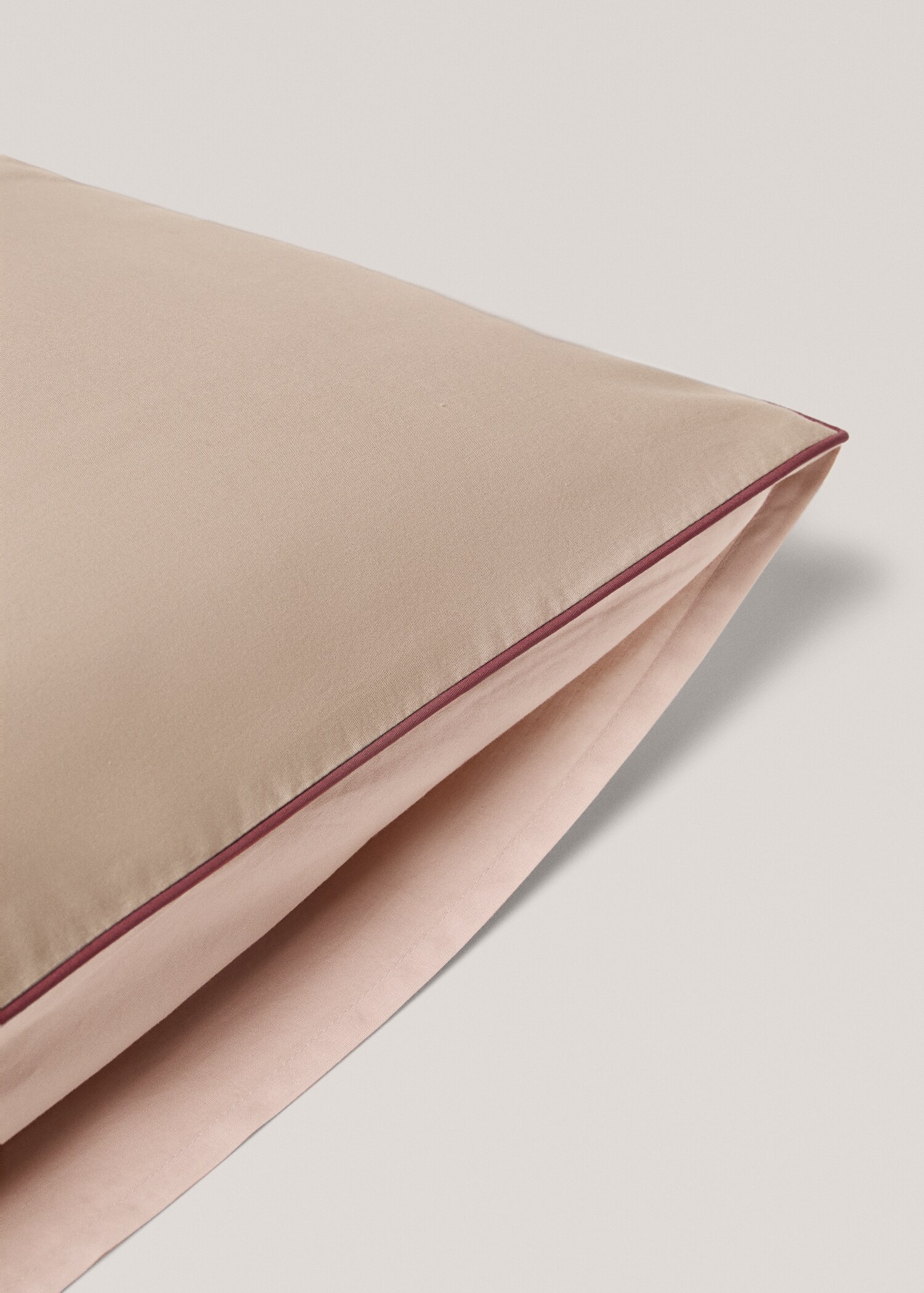 Two-tone reversible pillowcase 50x75cm - Details of the article 2