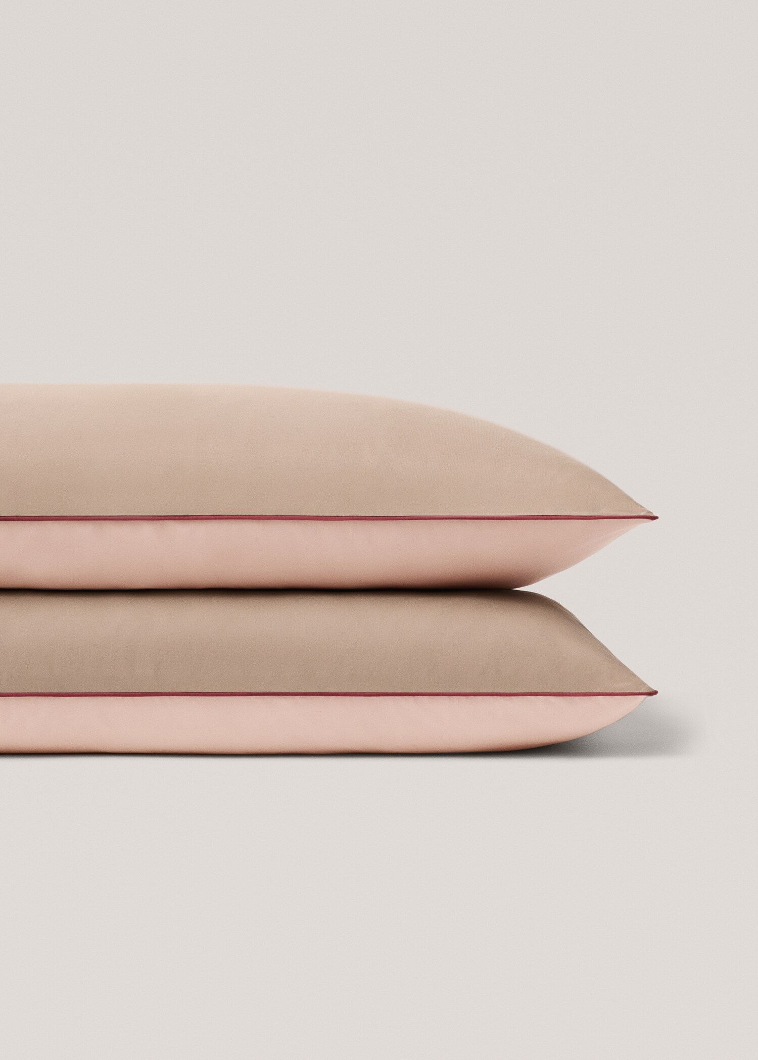 Two-tone reversible pillowcase 50x75cm - Details of the article 4