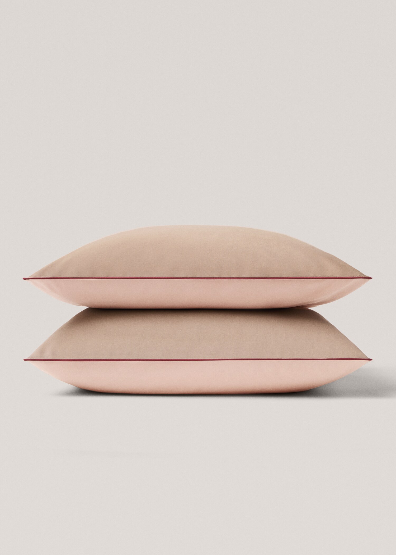 Two-tone reversible pillowcase 60x60cm - Details of the article 4