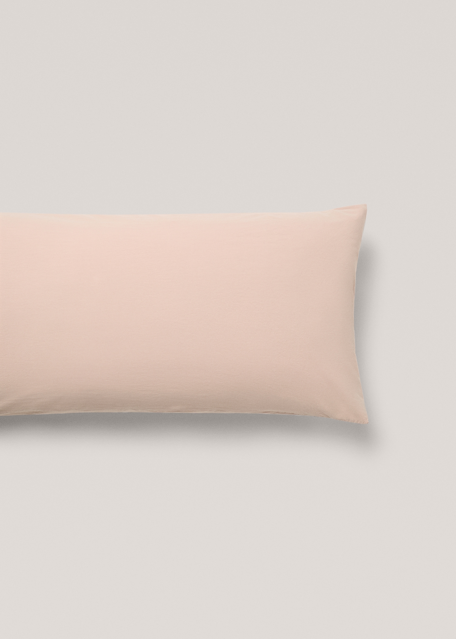 Washed cotton pillow cover 45x110cm - Article without model