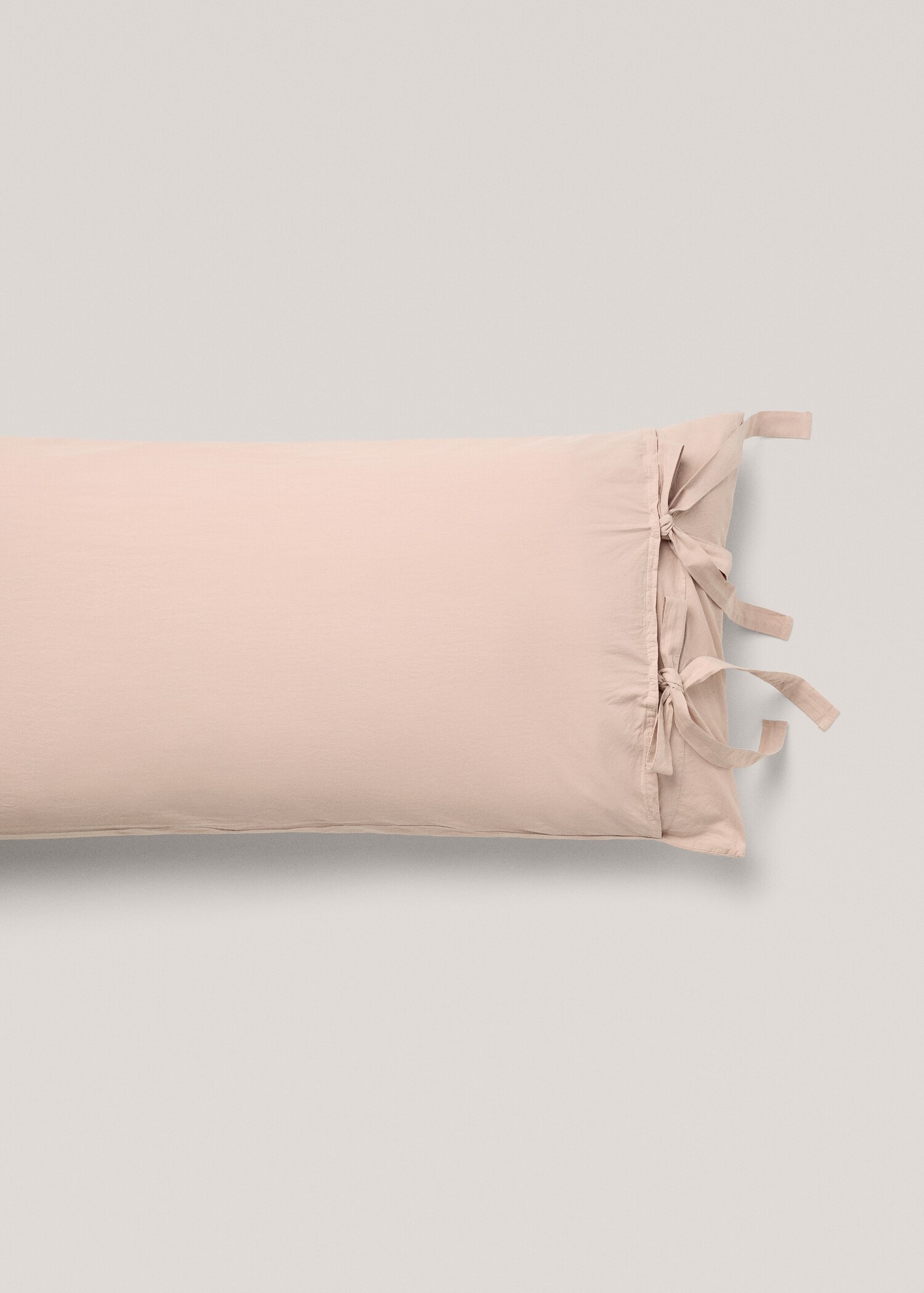 Funda de almohada algodón lavado 45x110cm - Detalle del artículo 1