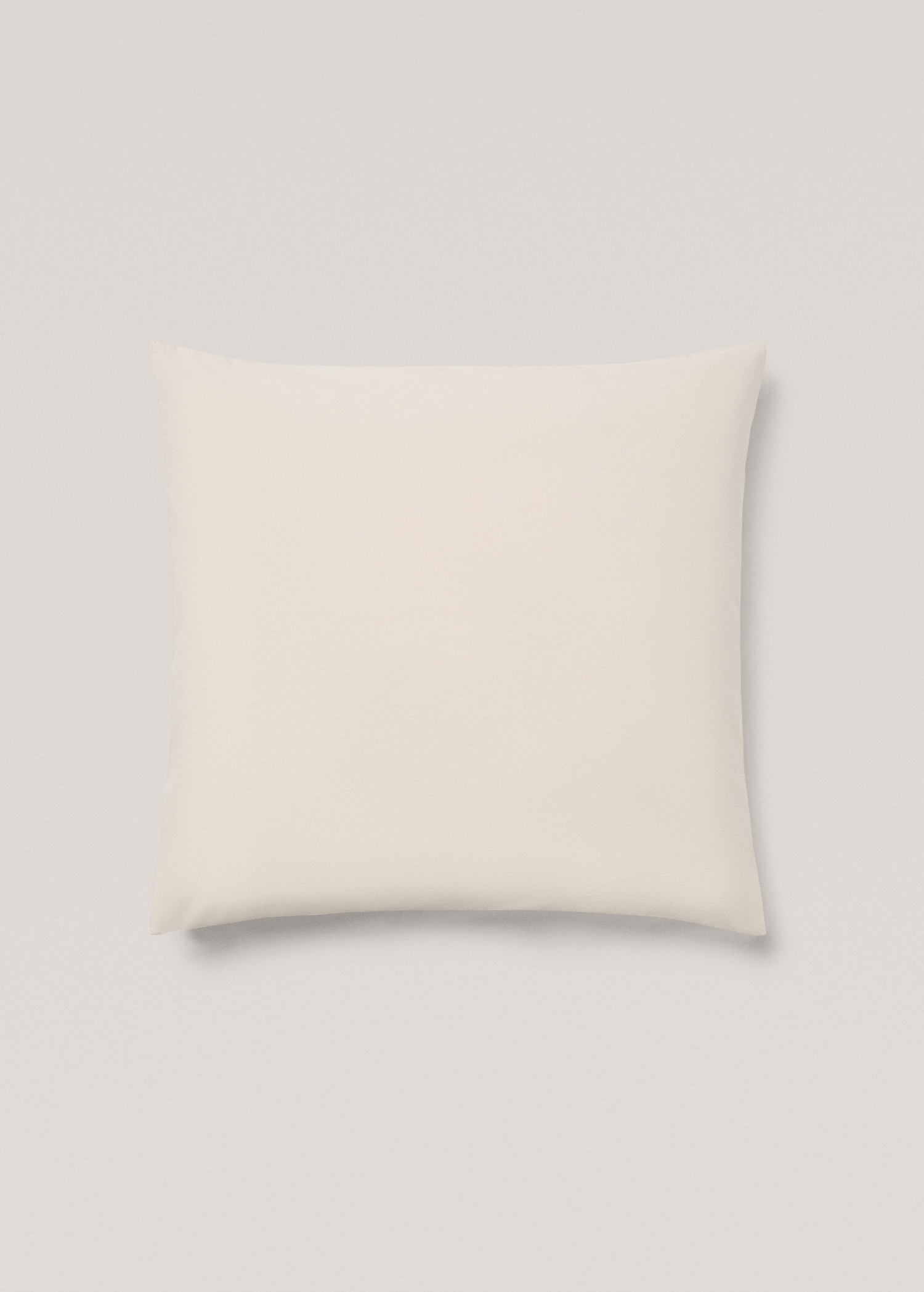 Washed cotton pillowcase 60x60cm - Товар без моделі