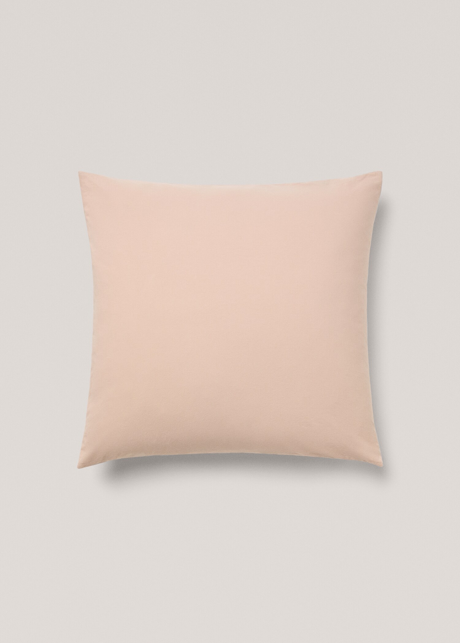 Washed cotton pillowcase 60x60cm - Товар без моделі