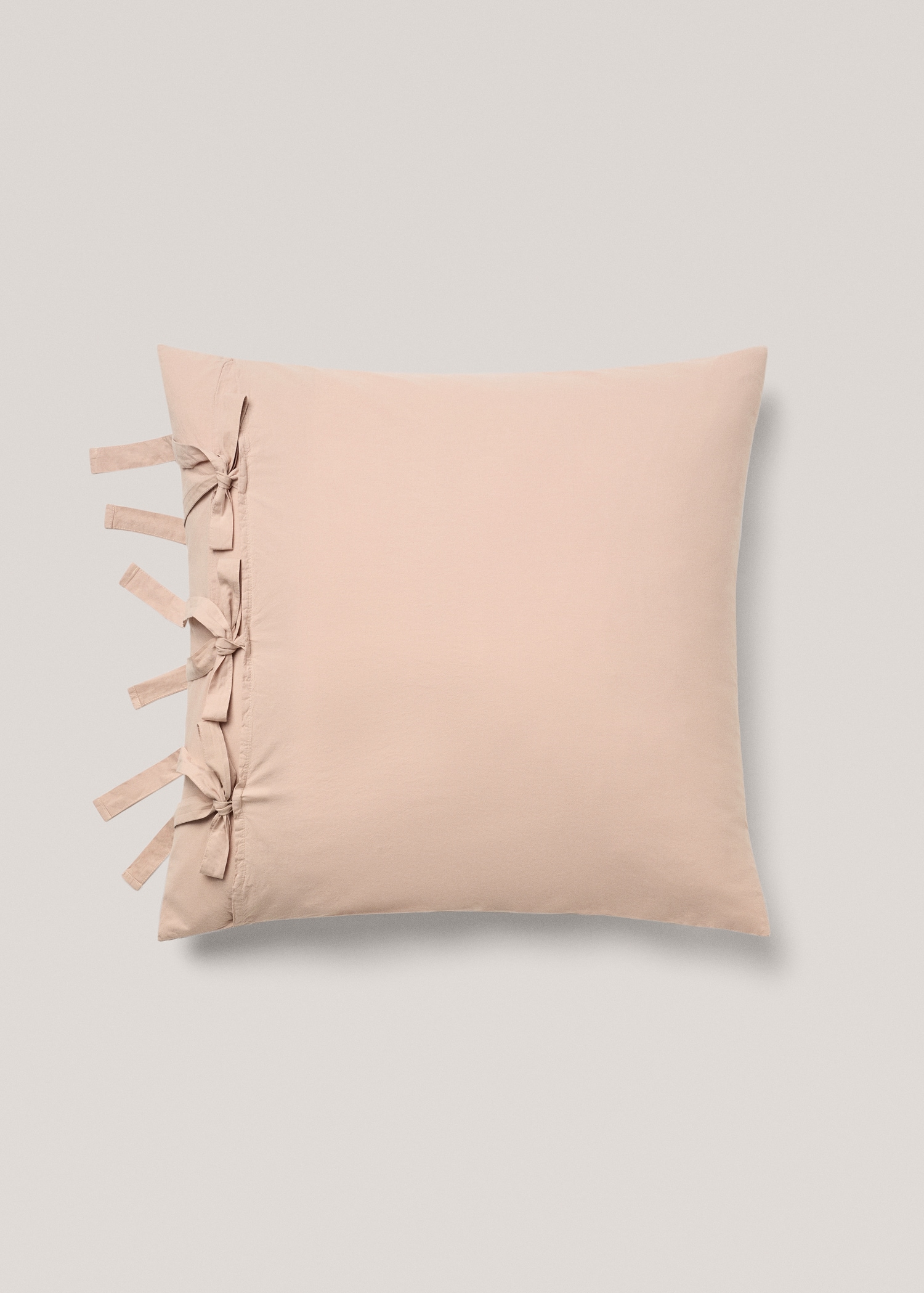 Washed cotton pillowcase 60x60cm - Детальніше про товар 1