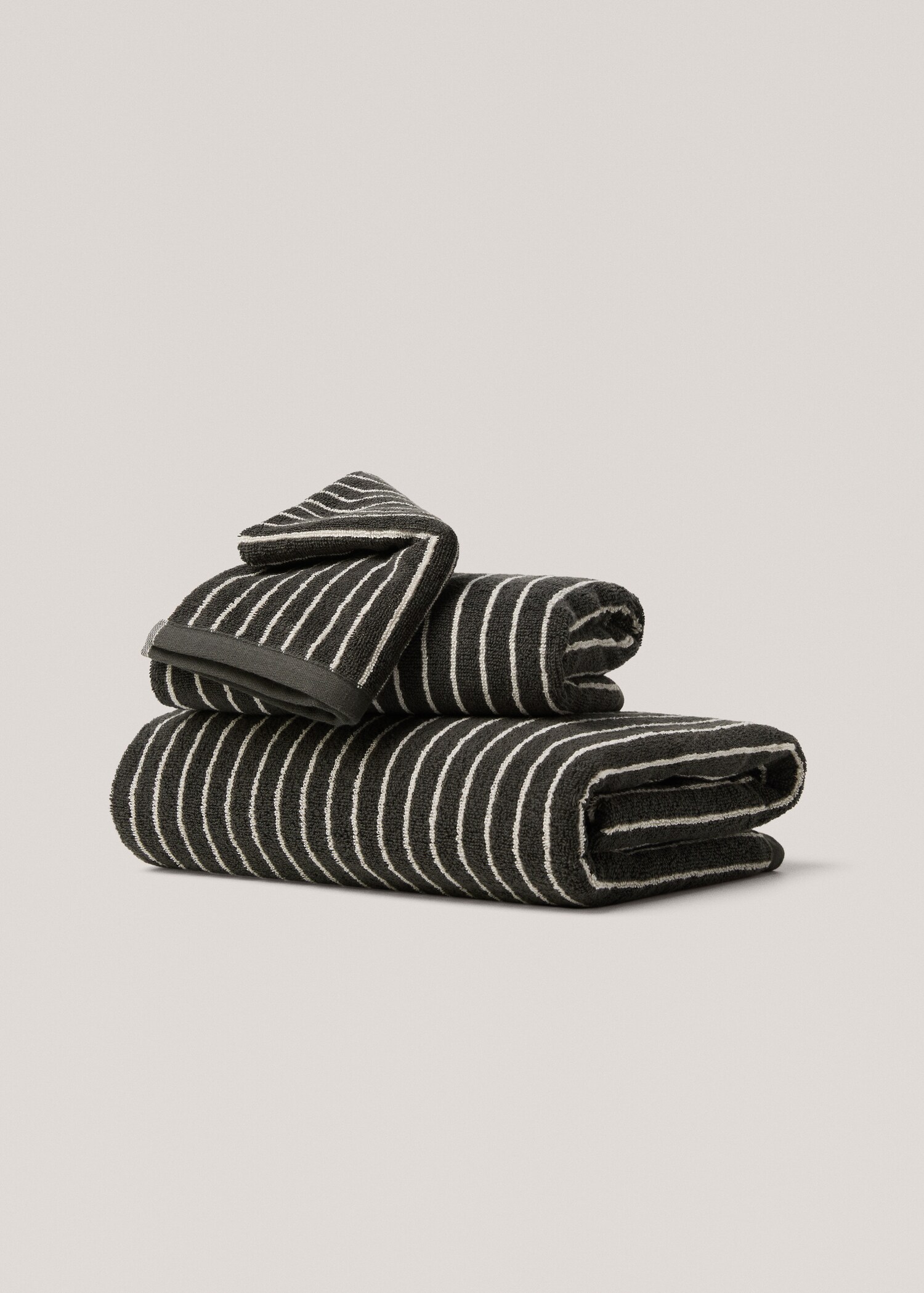 Striped bath towel 90x150cm - Article without model