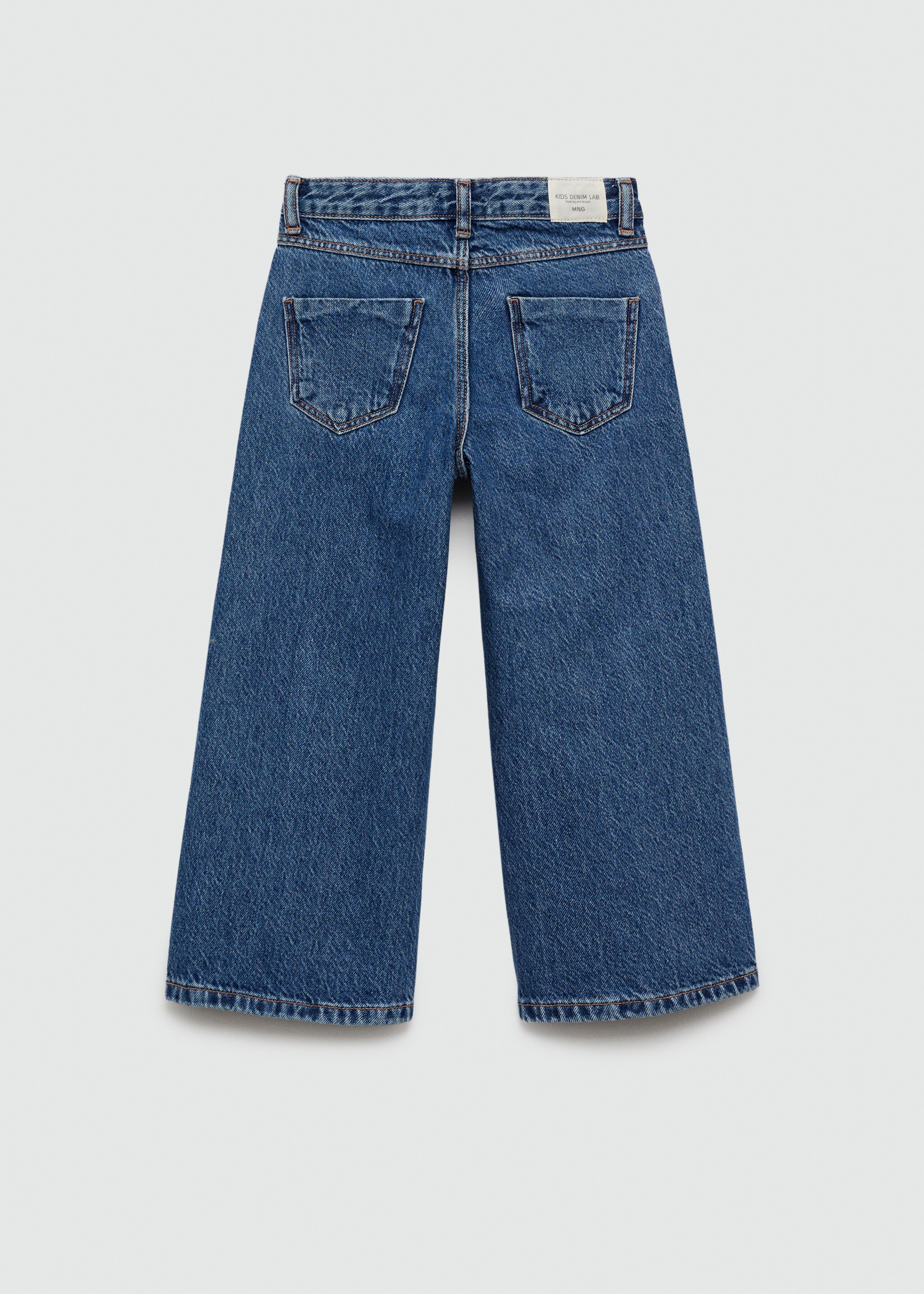 Jeans culotte - Verso do artigo