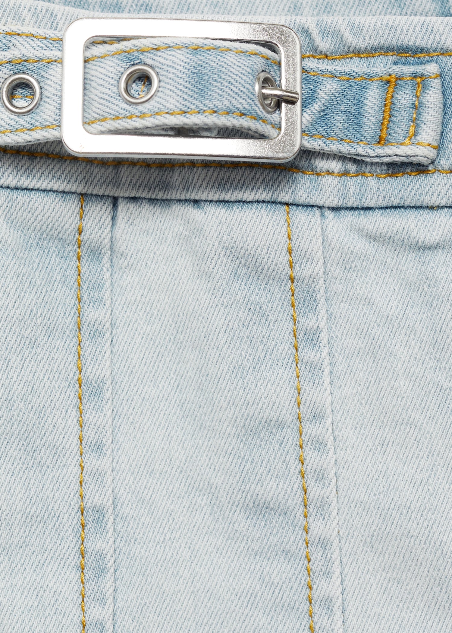 Denim mini-skirt - Details of the article 8