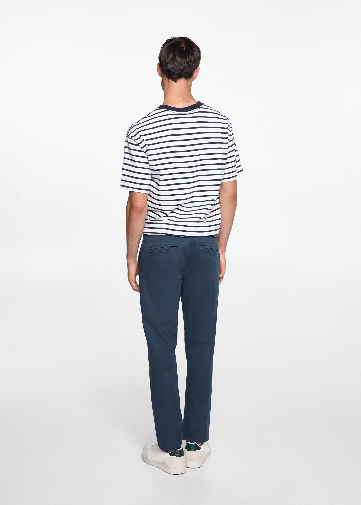 Cotton chinos - Reverse of the article