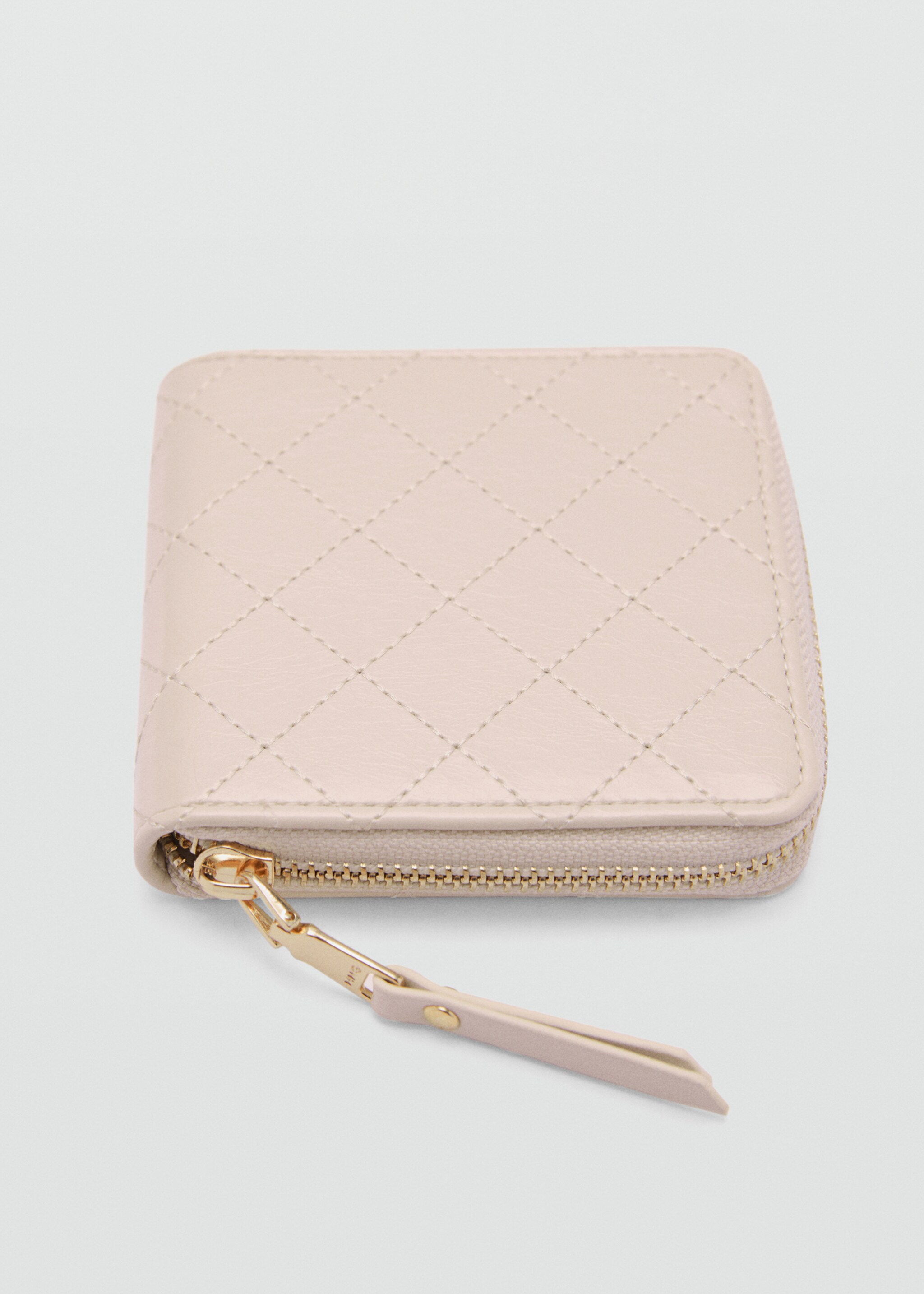 Wallet with decorative stitching - Medium plane