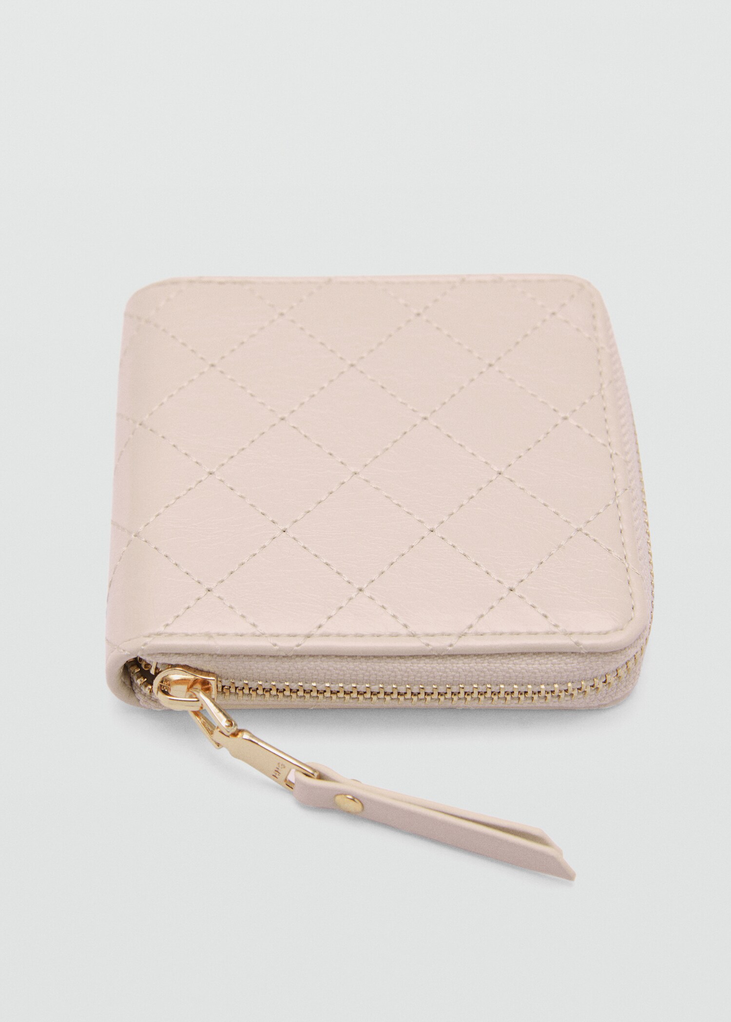 Wallet with decorative stitching - Medium plane