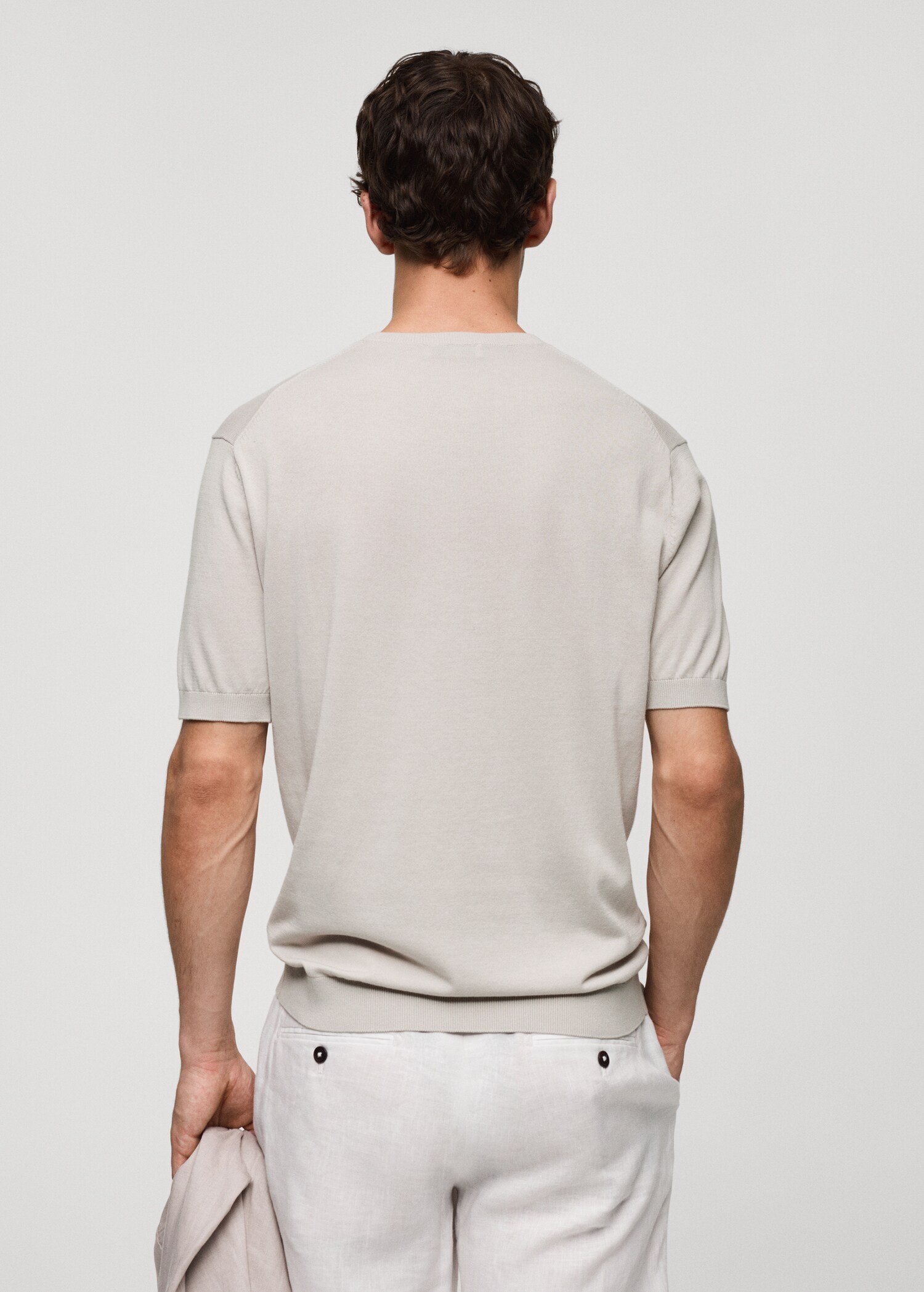 T-shirt 100 % coton maille - Verso de l’article