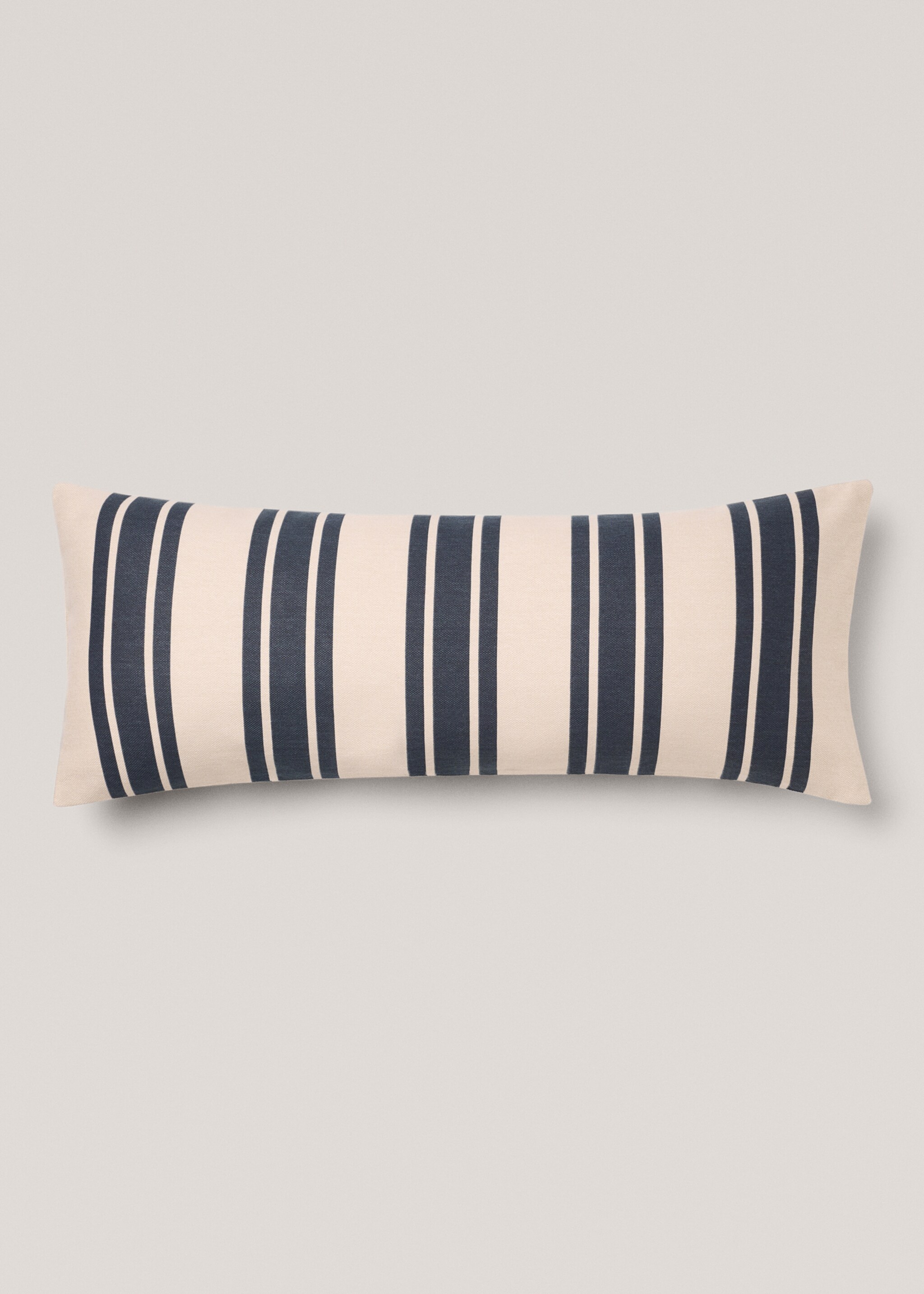 Striped cotton cushion cover 35x90cm - Article without model