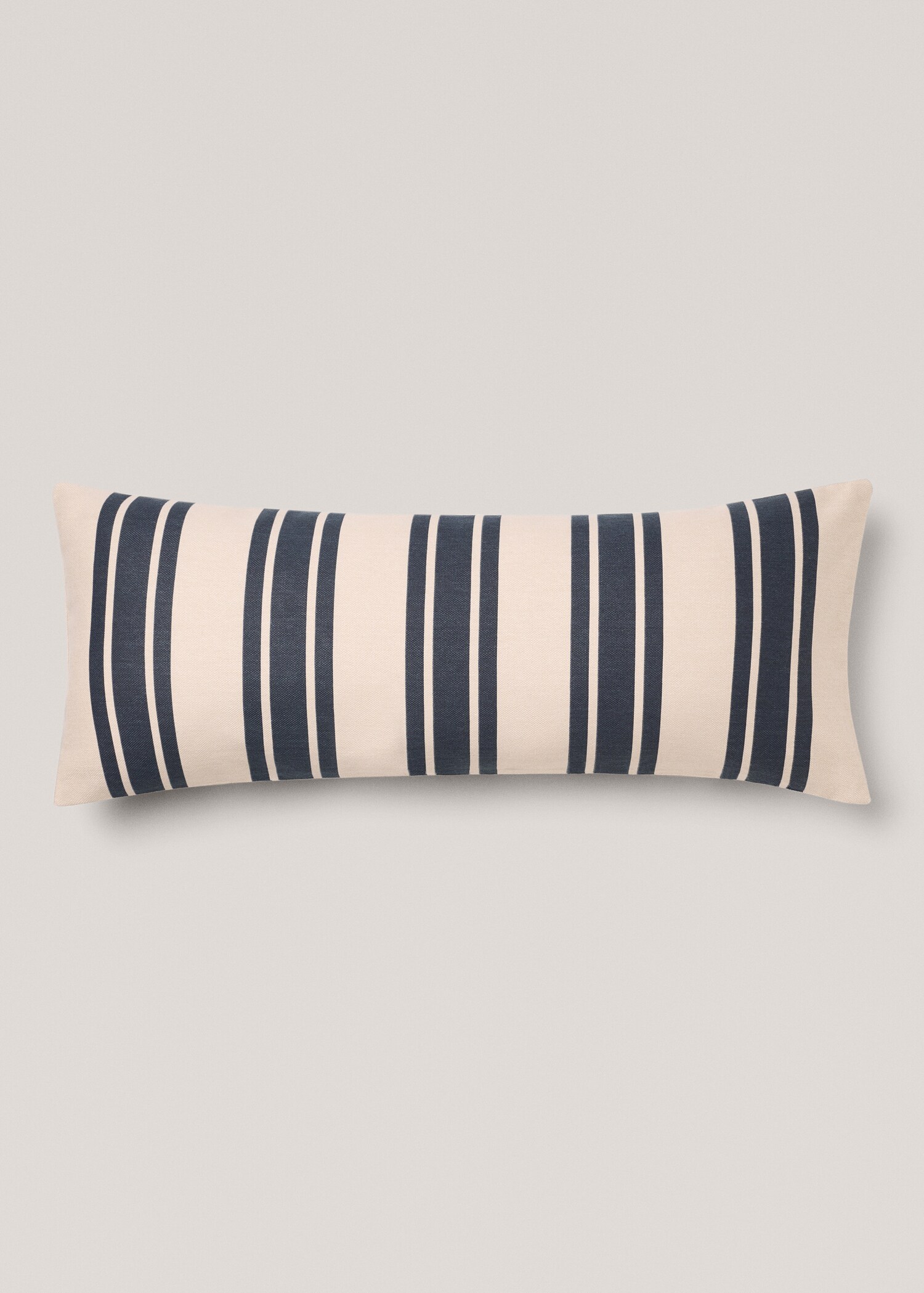 Striped cotton cushion cover 35x90cm - Article without model
