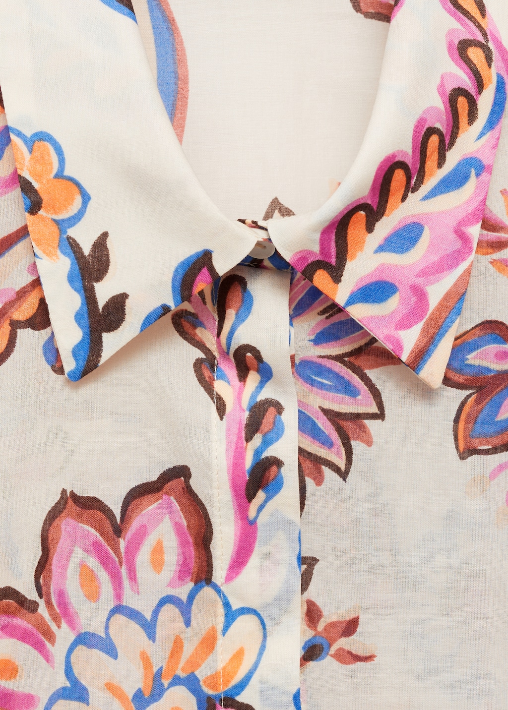 Chemisier fleuri mango new arrivals