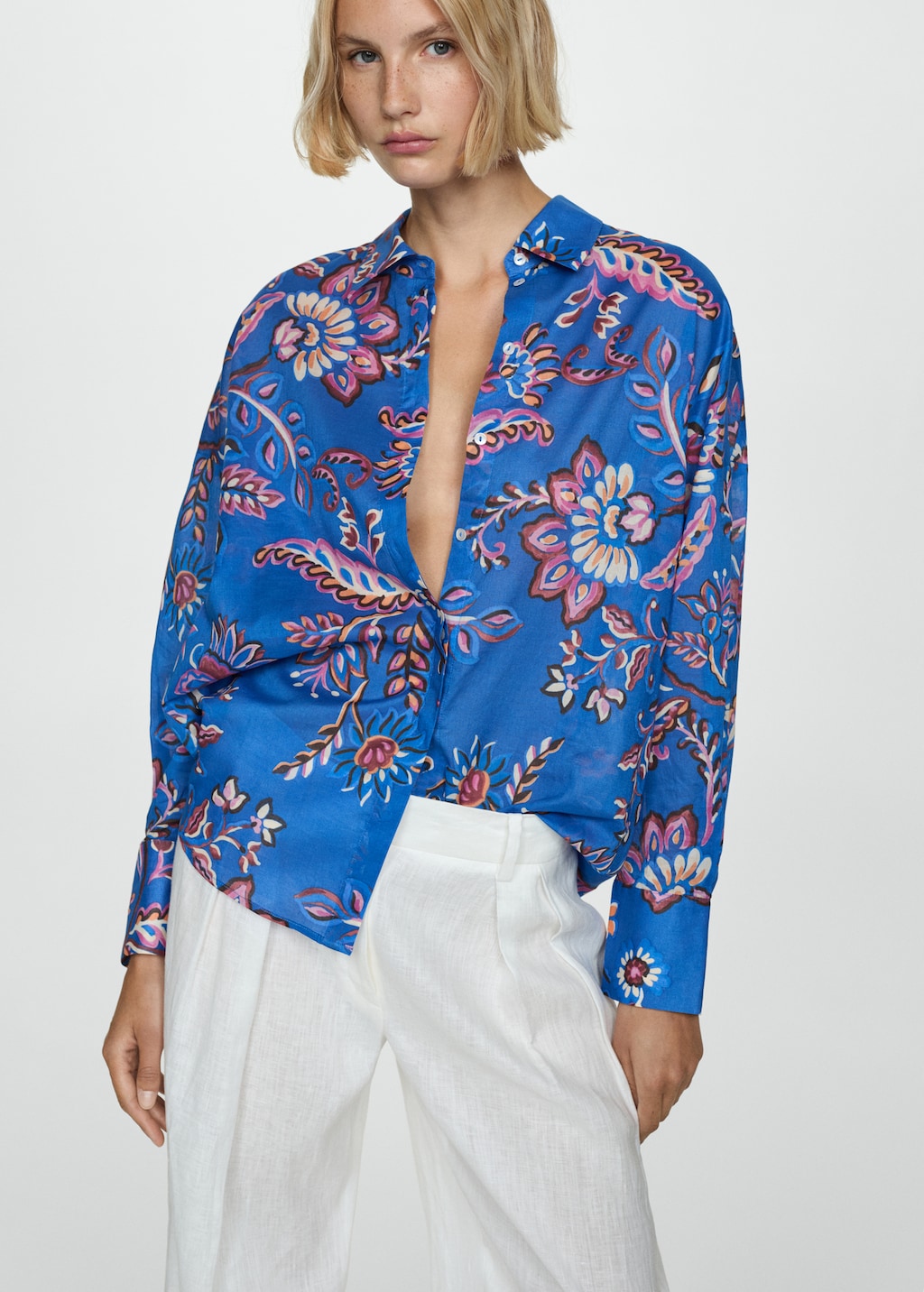 Chemise fleurie mango hotsell