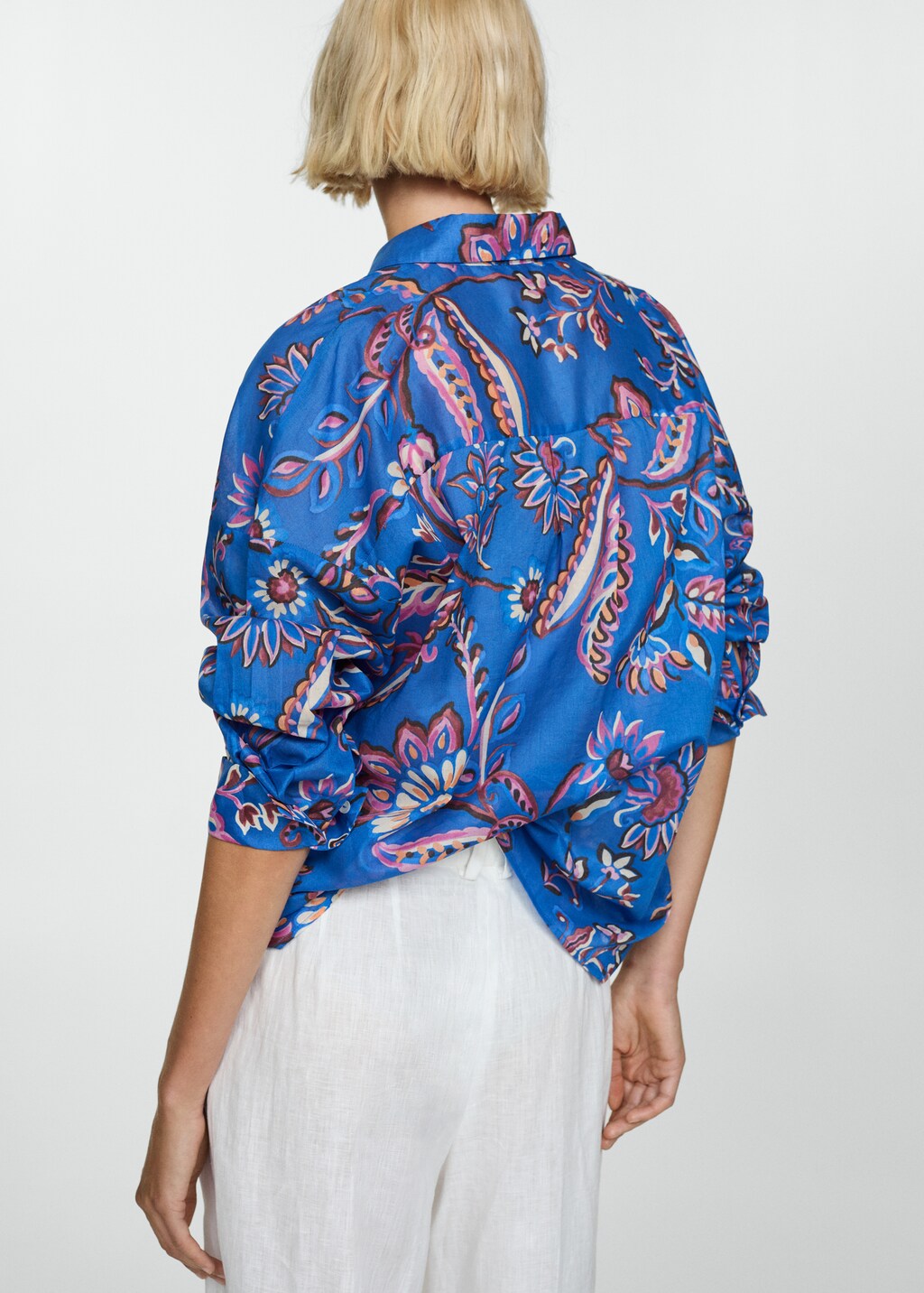 Chemise fluide imprime fleuri