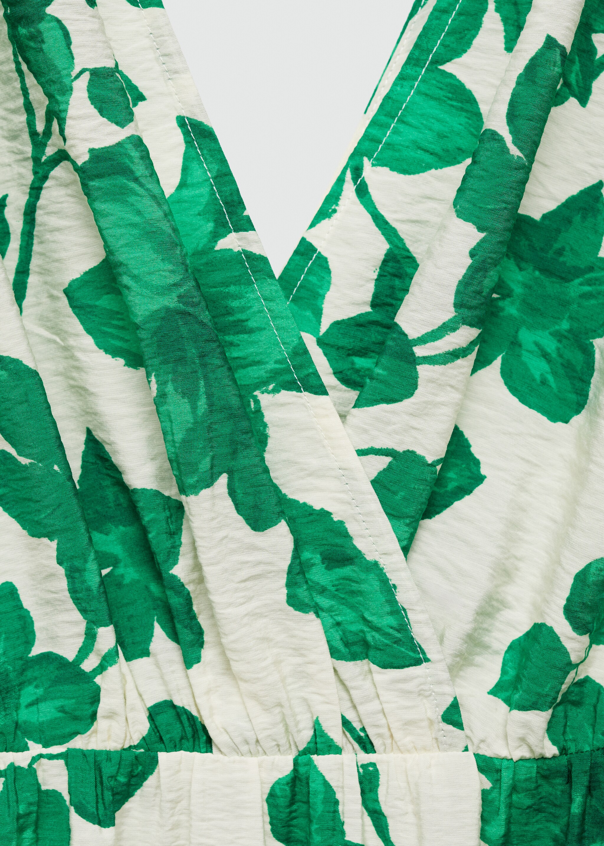 Printed long dress - Details of the article 0