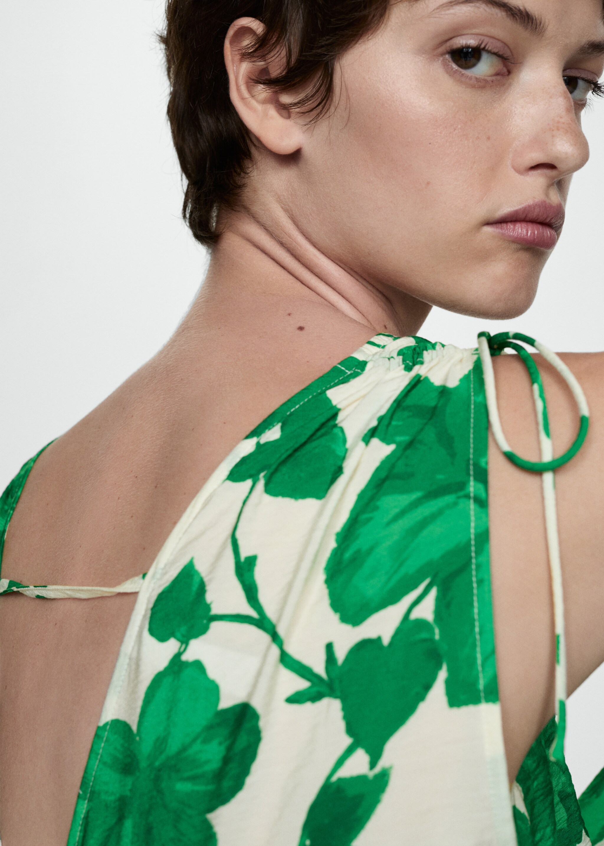 Vestido largo estampado - Detalle del artículo 1