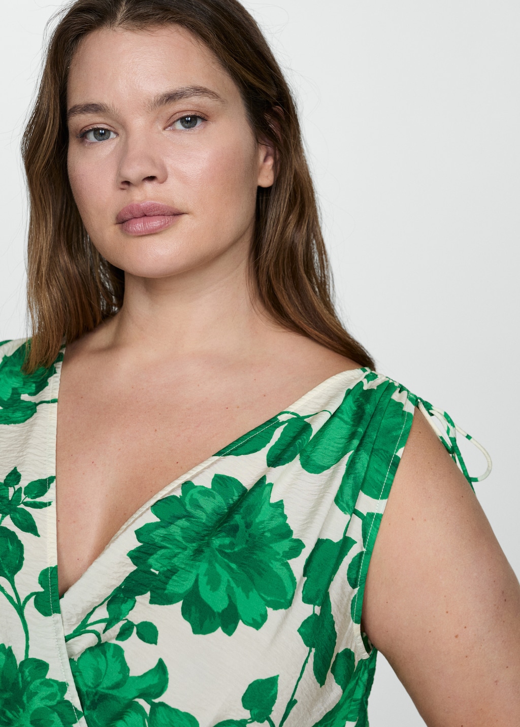 Robe mango longue imprimé fleuri hotsell