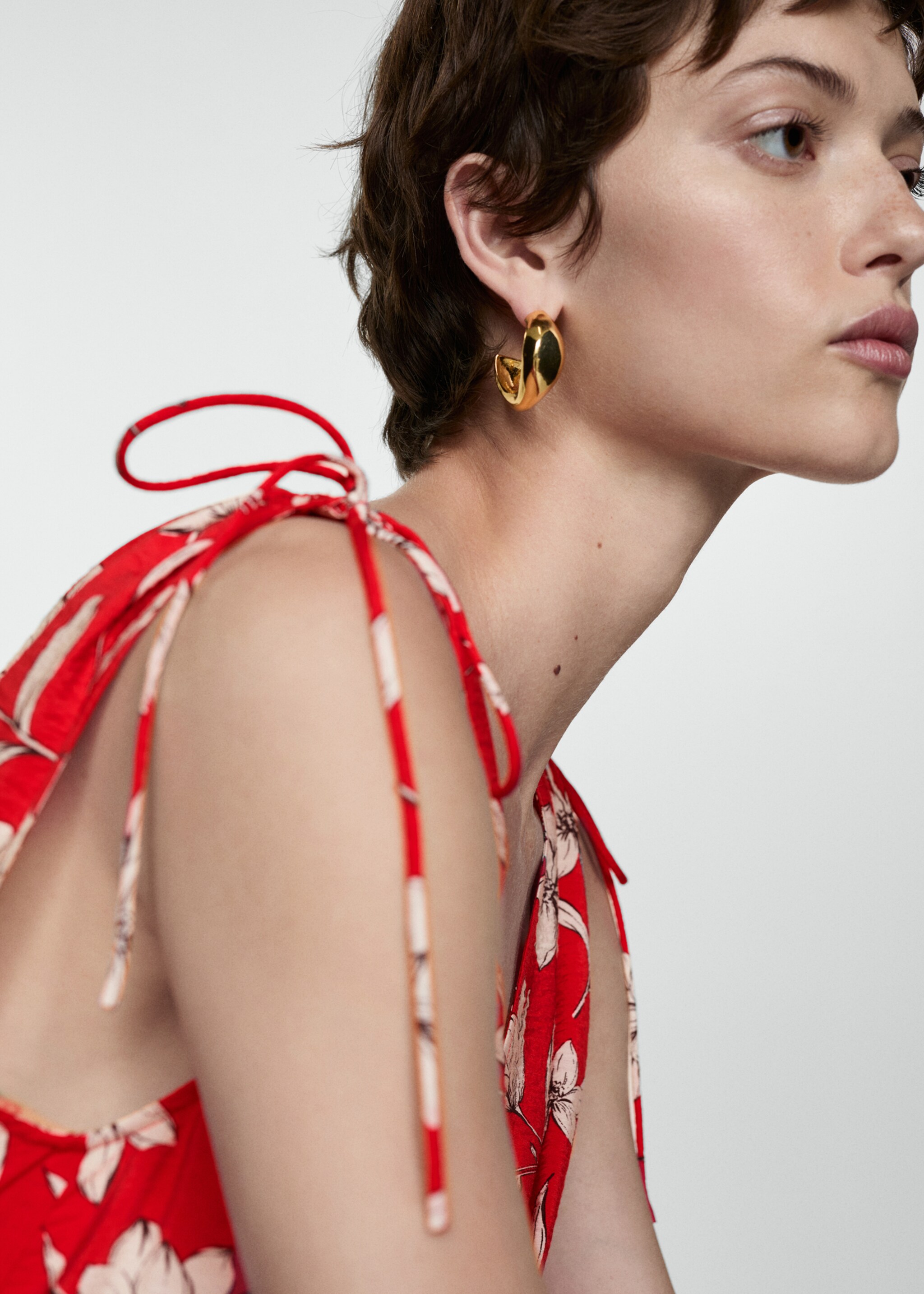 Vestido largo estampado - Detalle del artículo 1