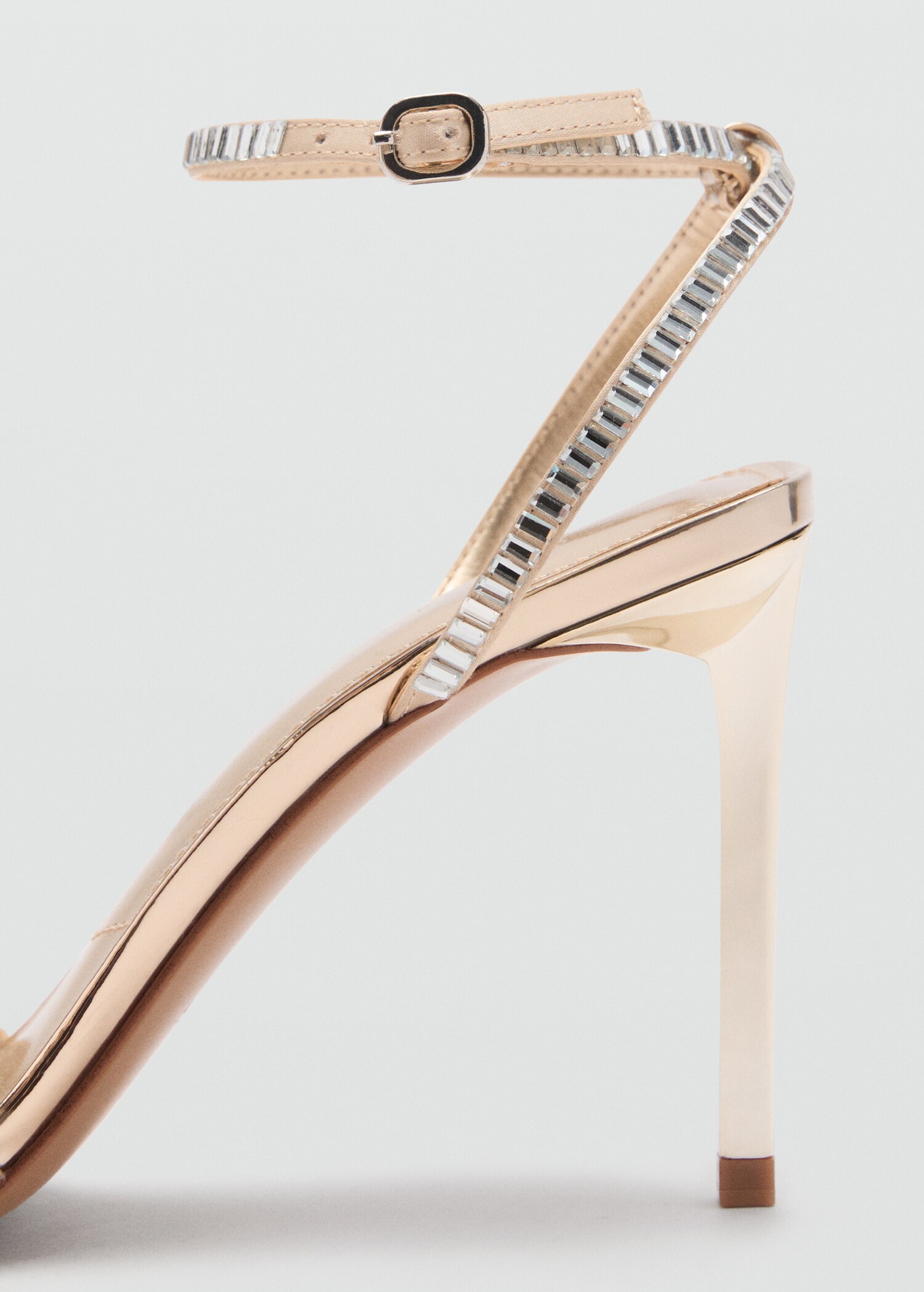 Heeled sandal with strass strap - Details of the article 1