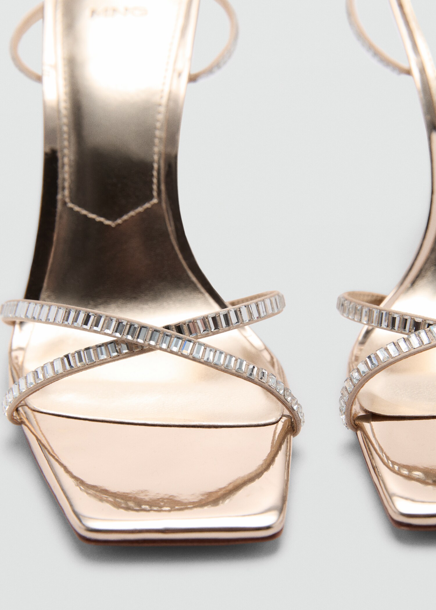 Heeled sandal with strass strap - Details of the article 2