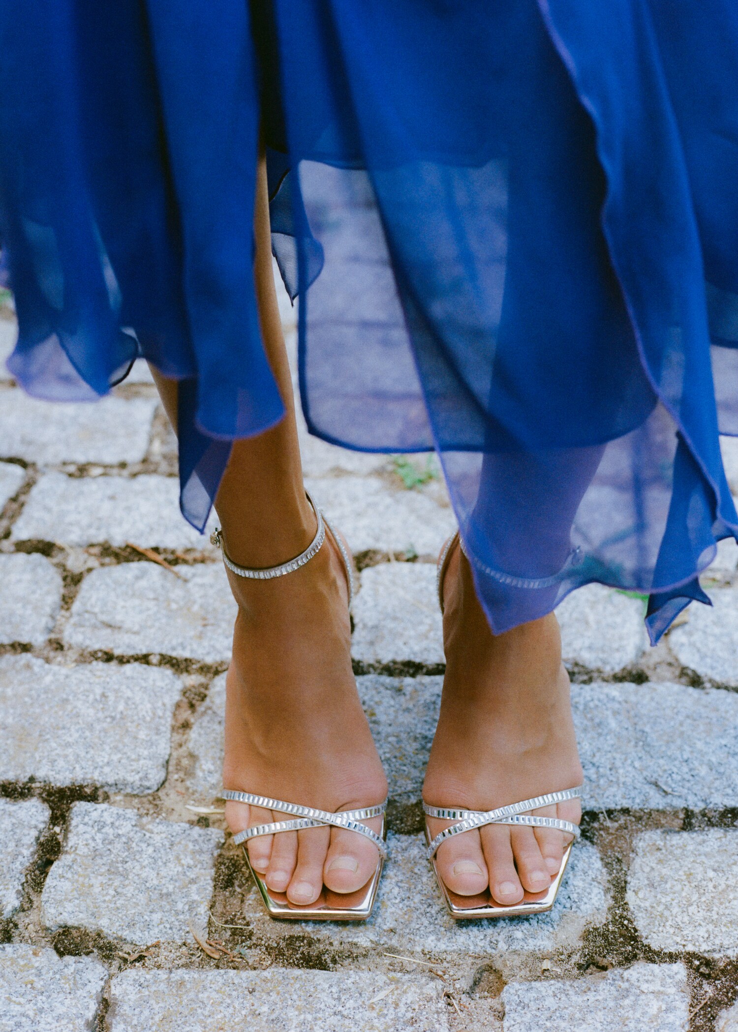 Heeled sandal with strass strap - Details of the article 9