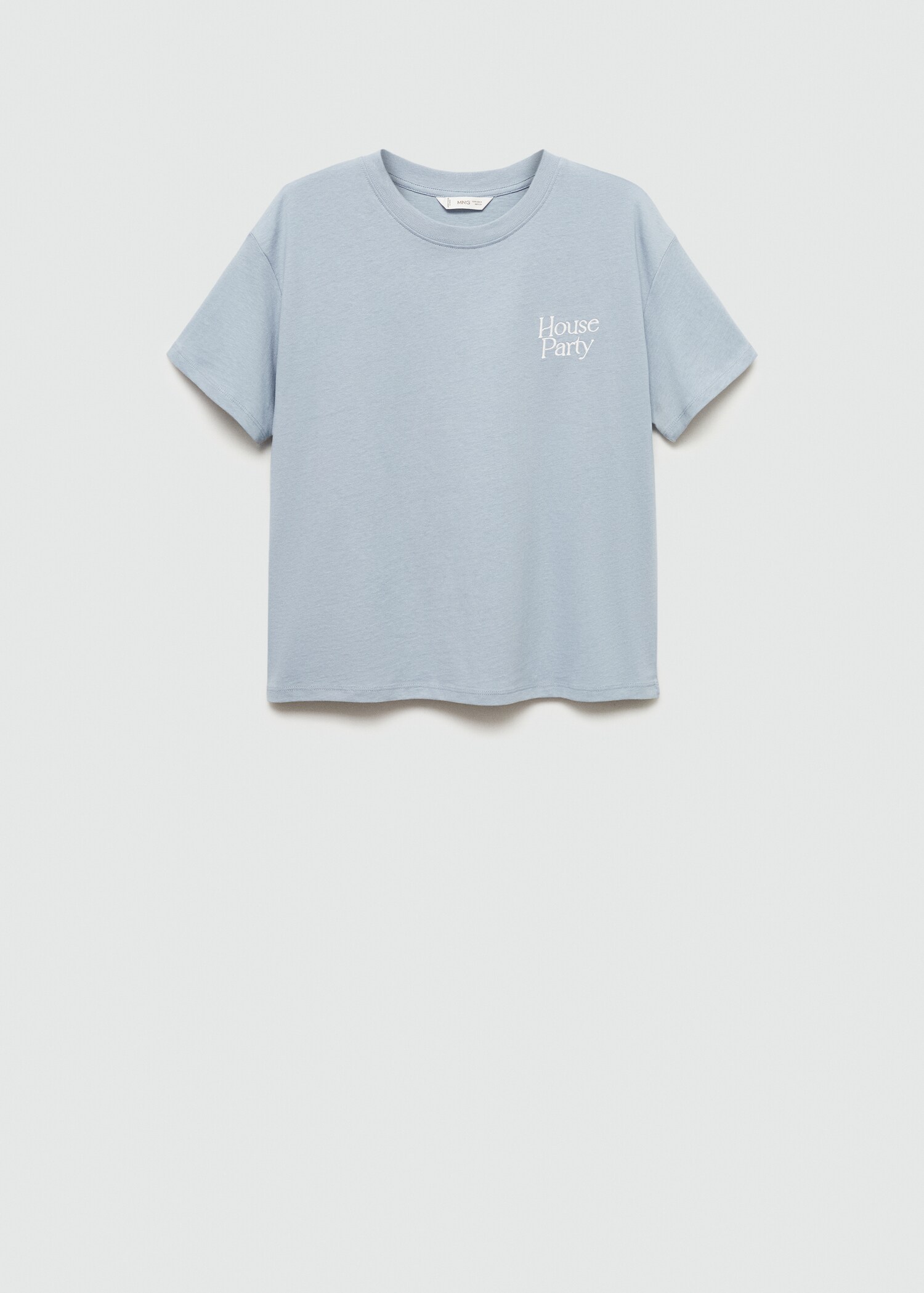 T-shirt message brodé - Article sans modèle