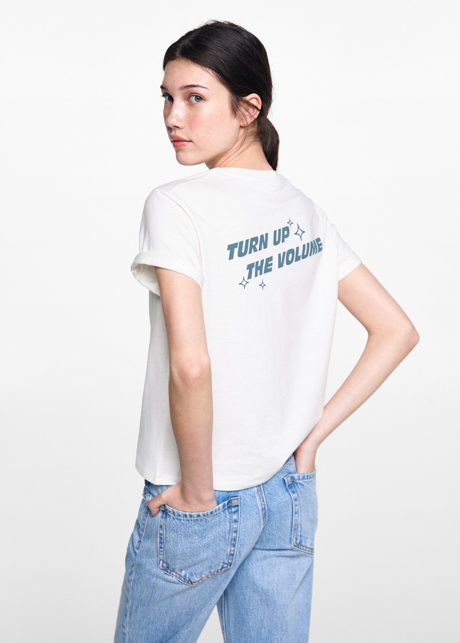 T-shirt coton imprimé - Verso de l’article