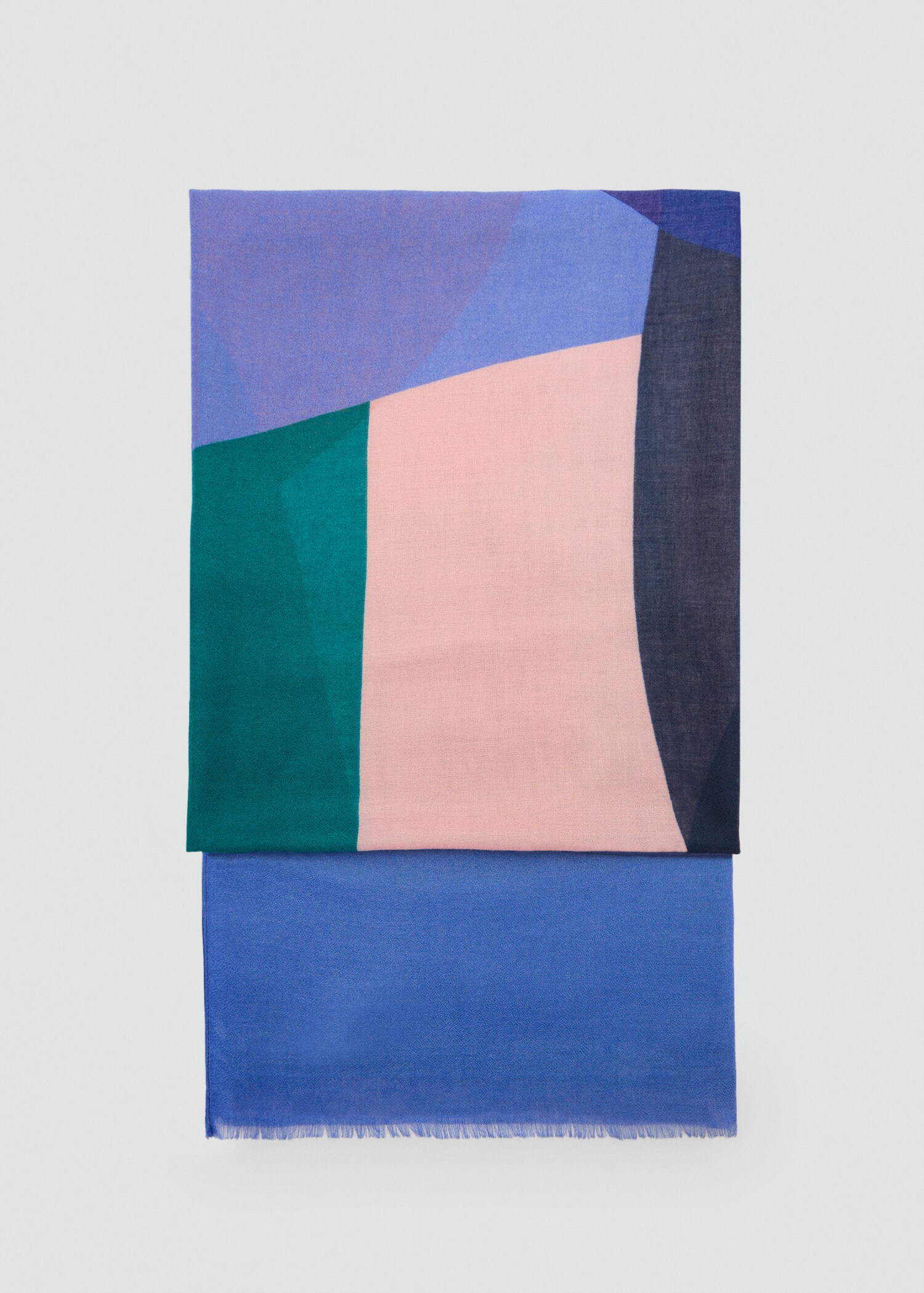 Skjerf med geometrisk trykk - Artikkel uten modell