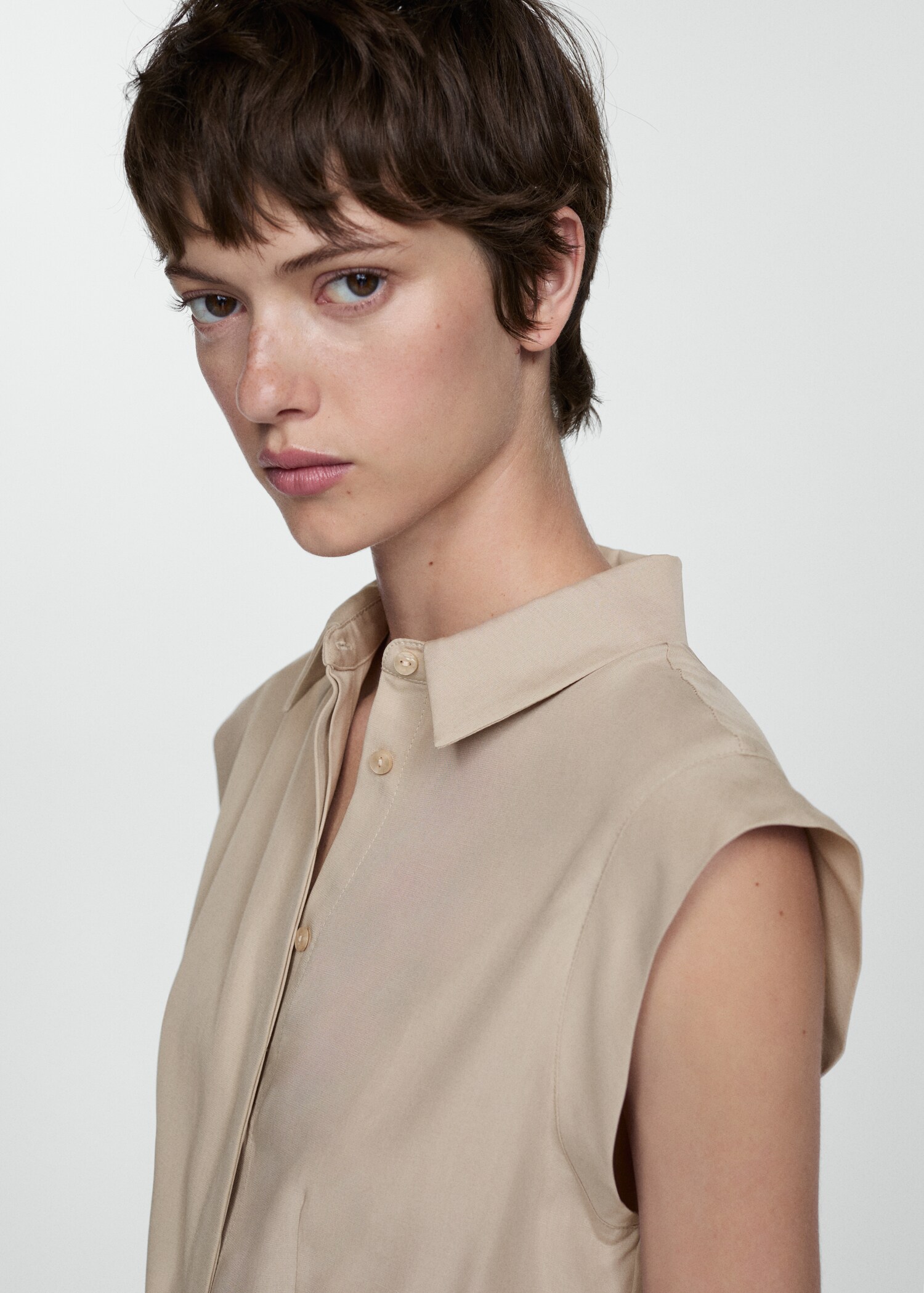 Lyocell Dress With Belt Women MANGO USA lyocell-dress-with-belt-women-mango-usa