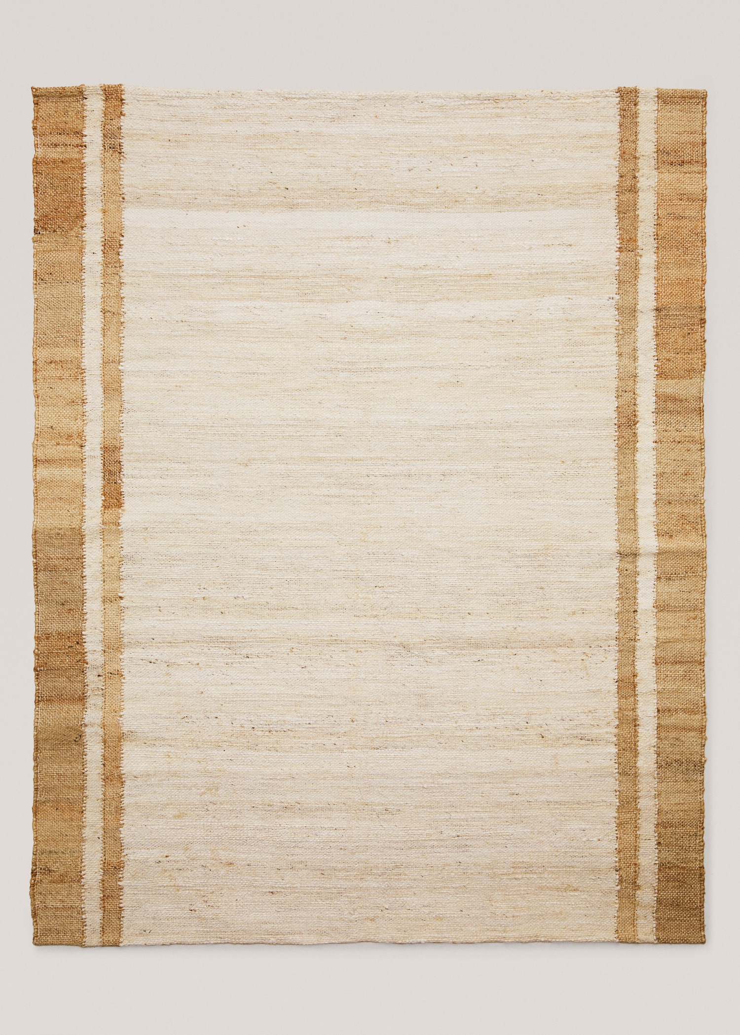 Tapis combiné jute et coton 150x200 cm - Article sans modèle
