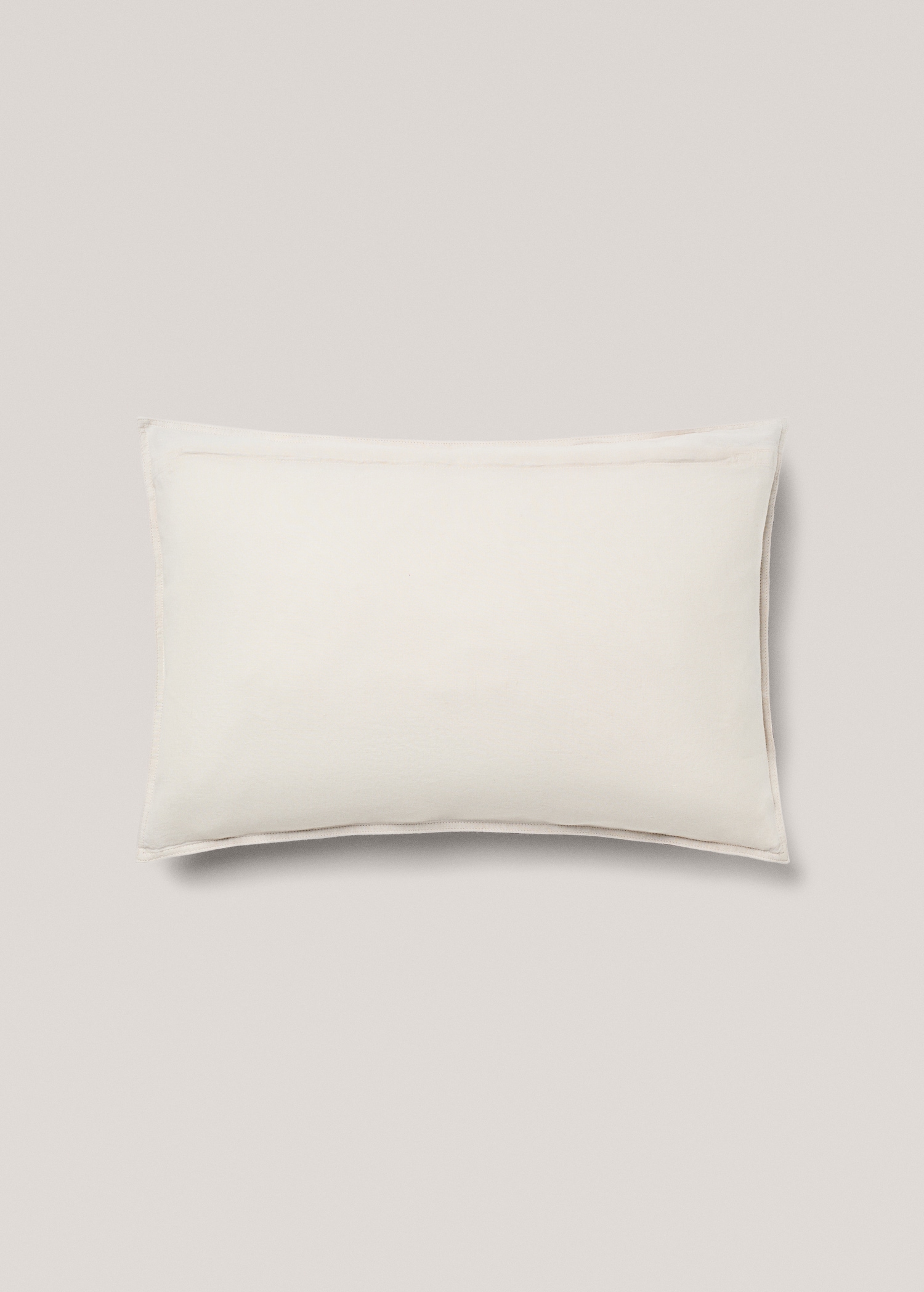 100% linen two-tone cushion case 40x60cm - Details of the article 1