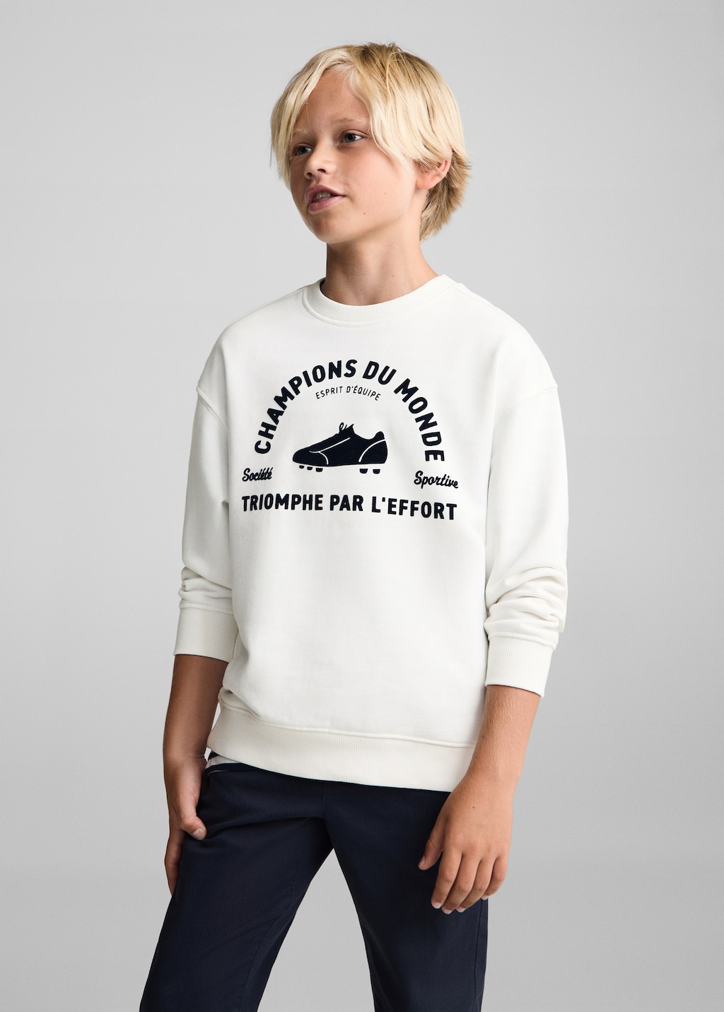 Printed cotton sweatshirt sale