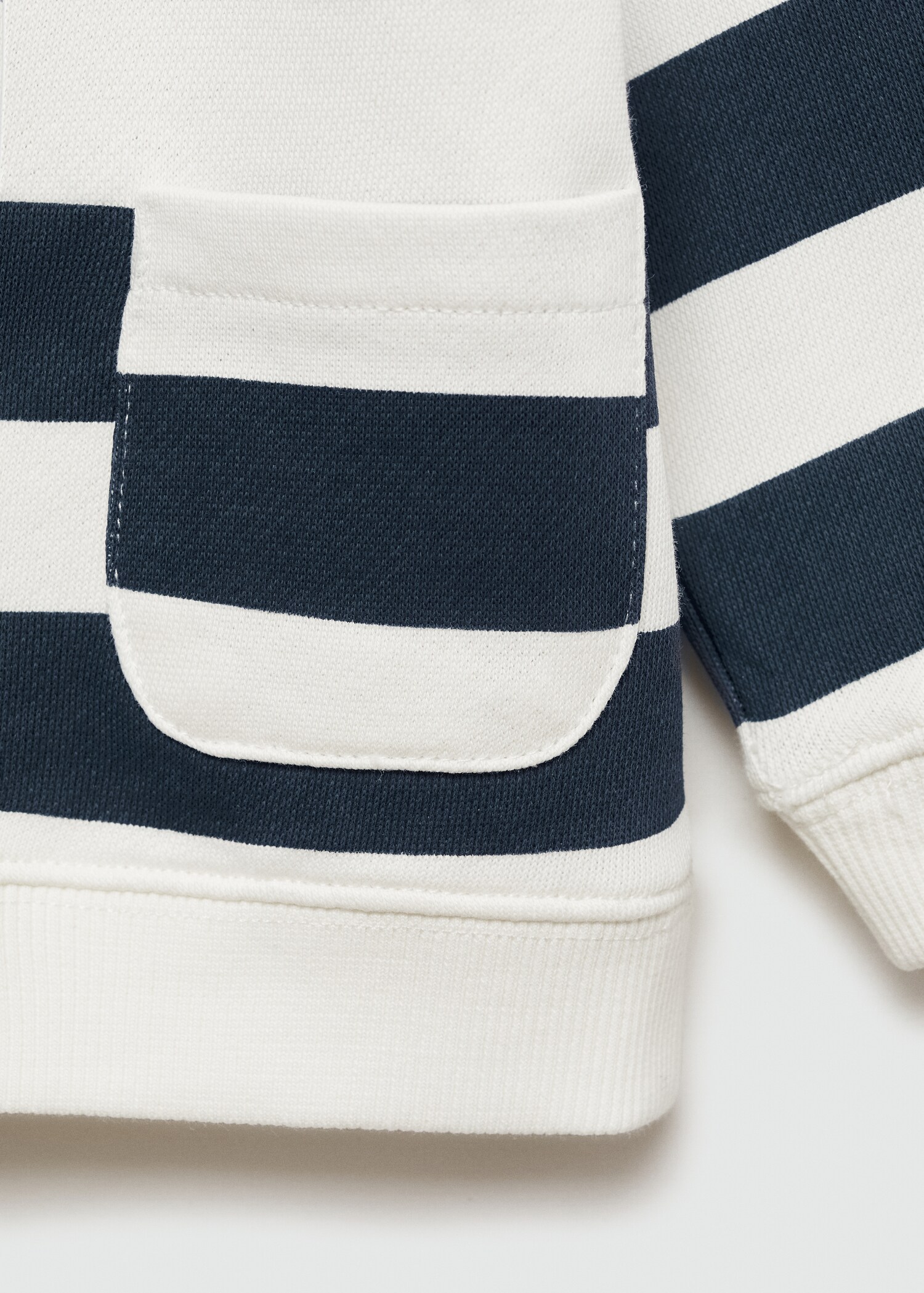 Striped print sweatshirt - Details of the article 0