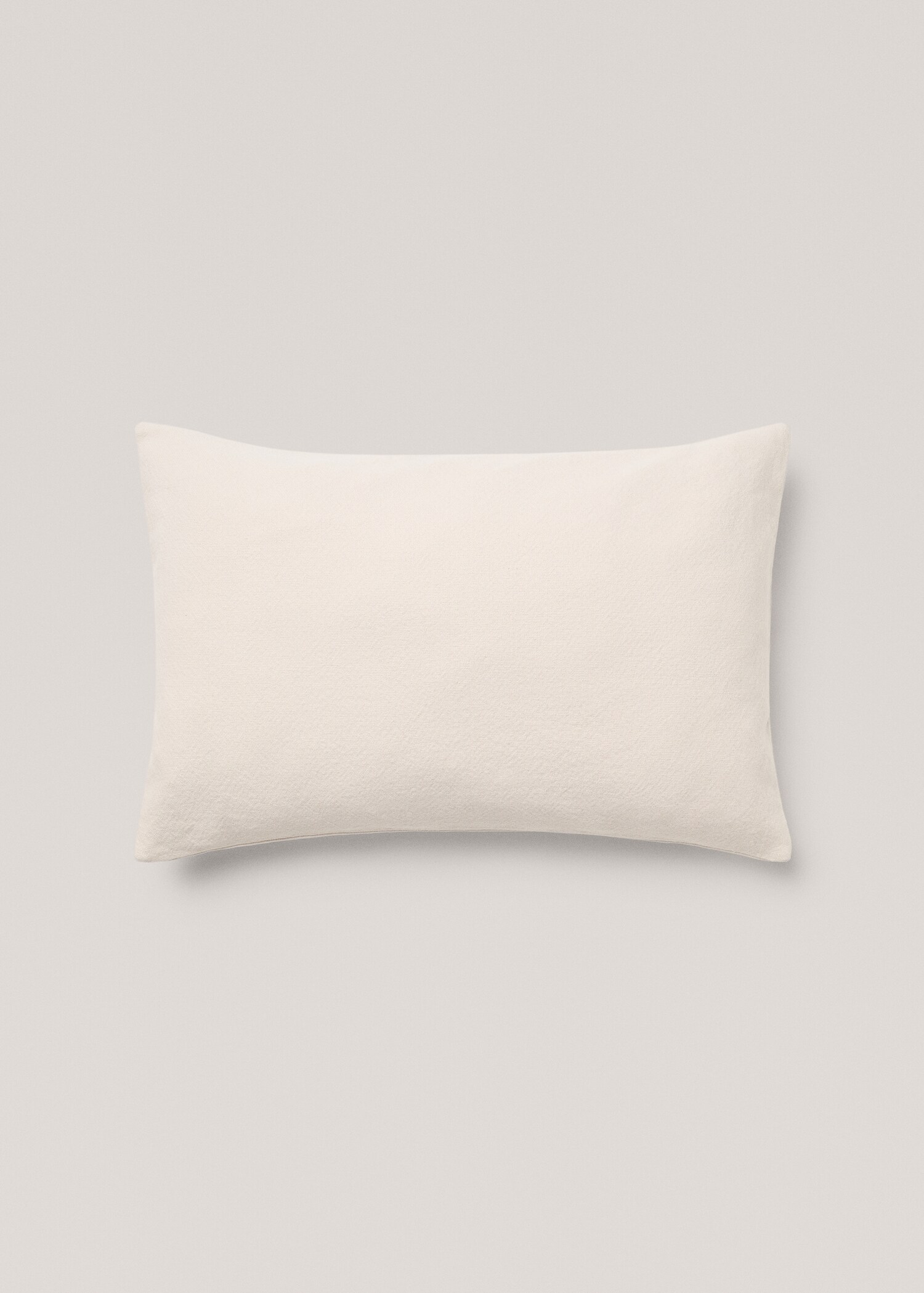 Cotton and linen blend cushion cover 40x60cm - Details of the article 1