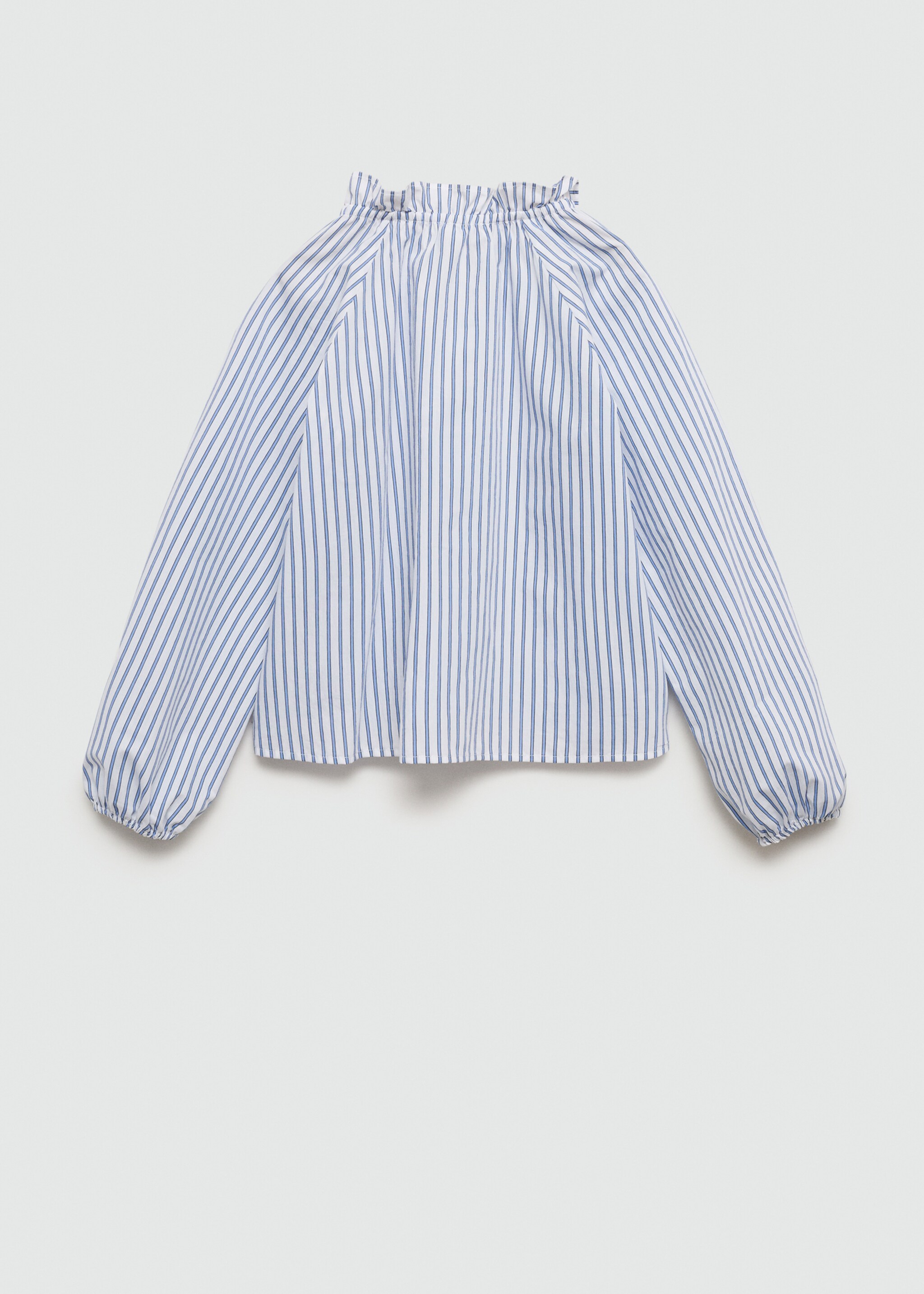 Ruched detail striped blouse - Reverse of the article