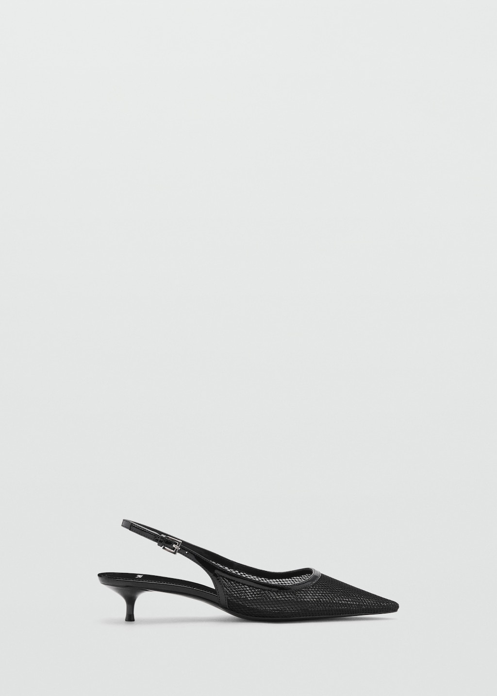 靴 Offen pointed-SCALLOP MESH / BLACK Buy Black Mesh Pointed Ankle Boots from Next Austria