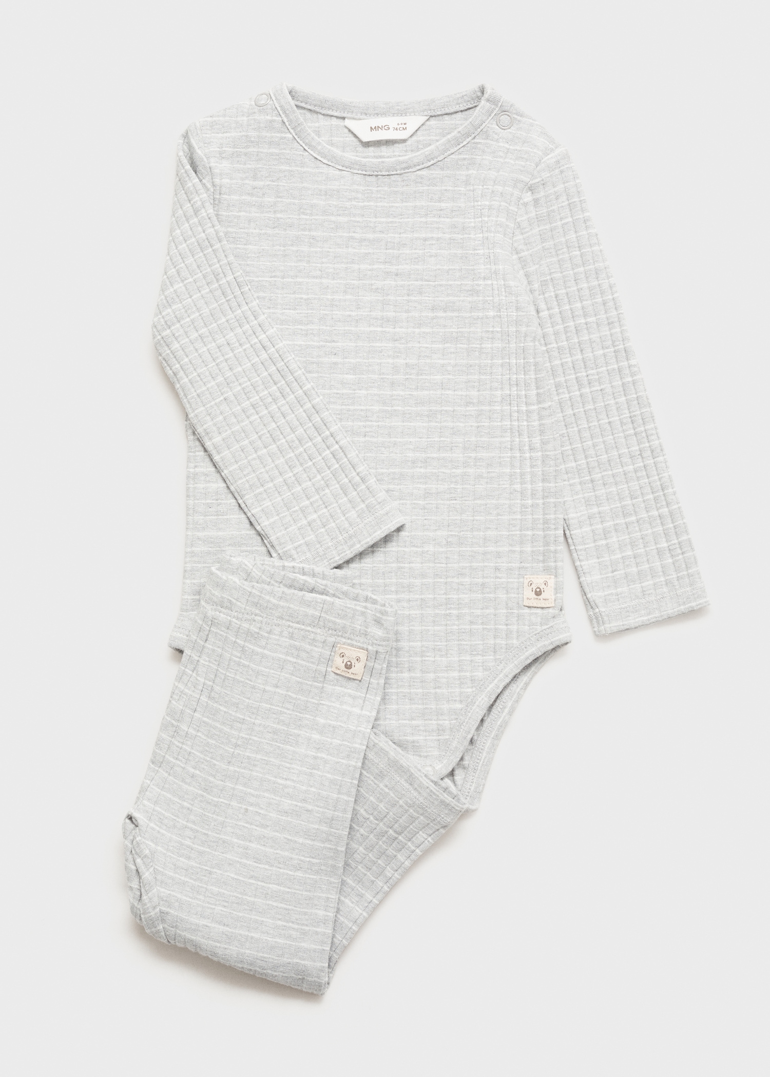 Striped cotton bodysuit - Details of the article 5