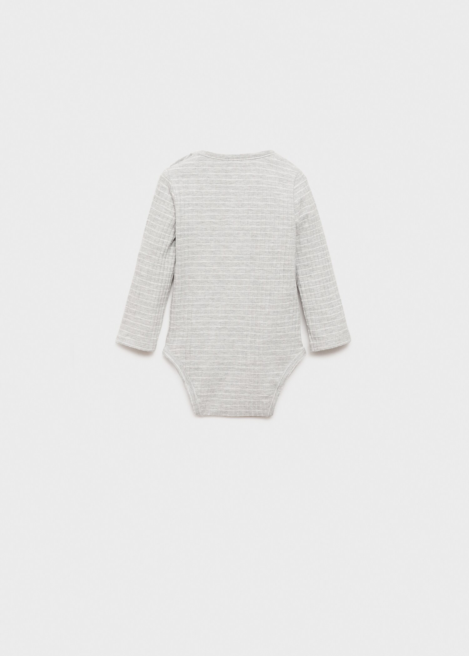 Striped cotton bodysuit - Reverse of the article