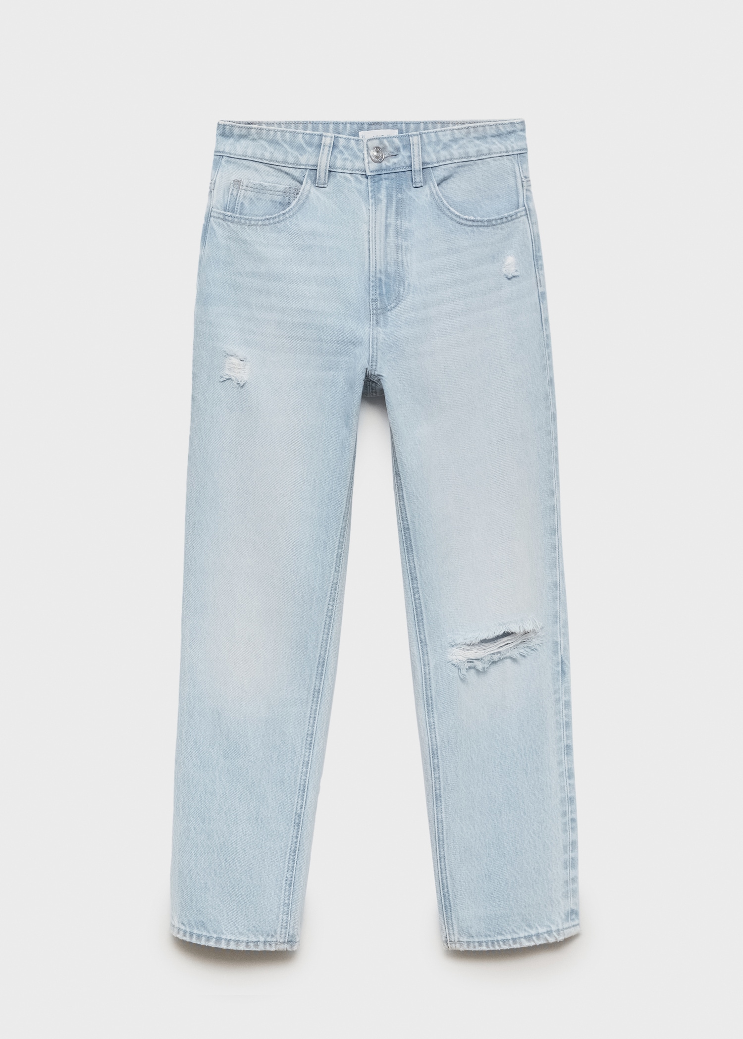 Jean straight-fit déchirures - Article sans modèle