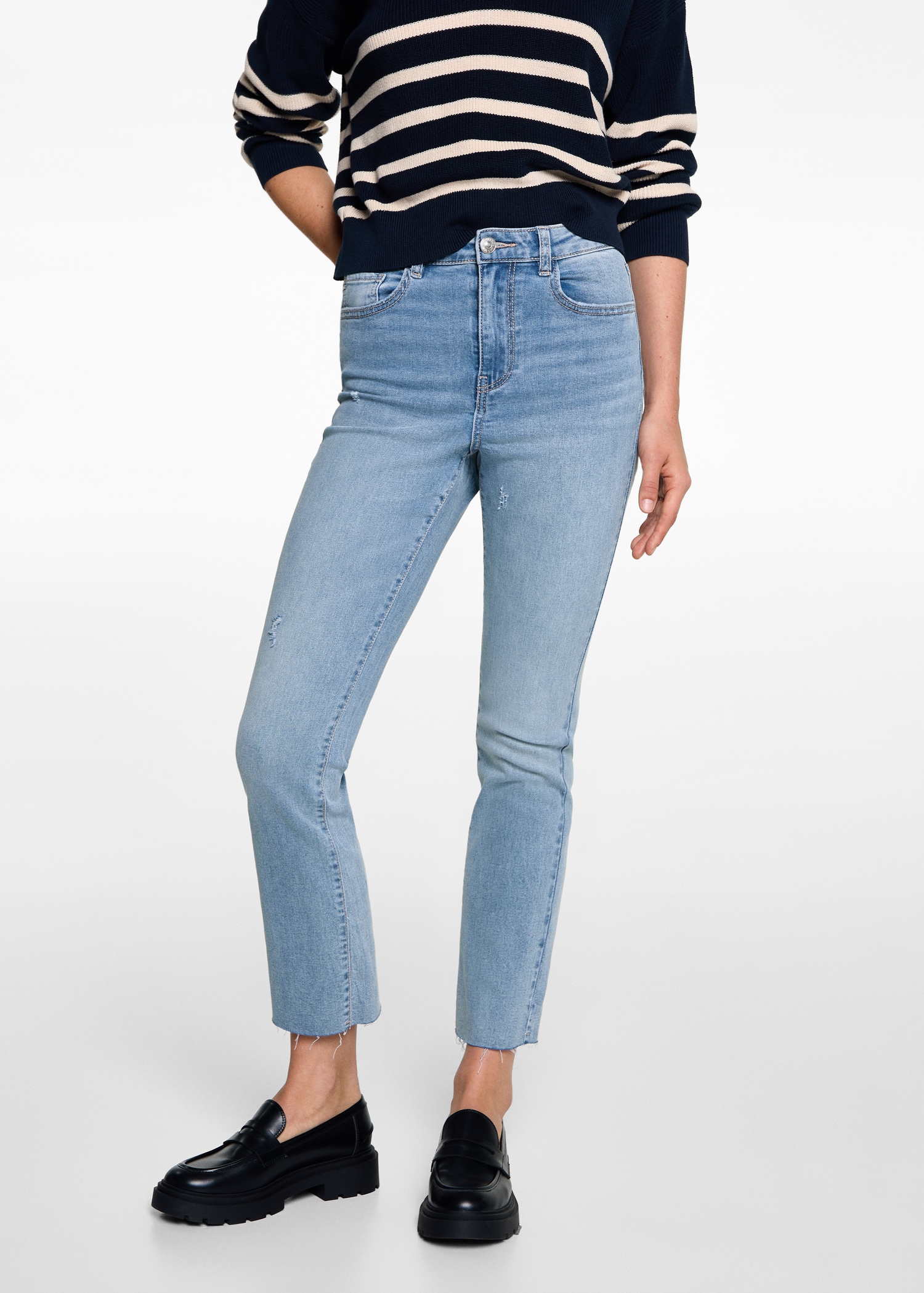 Jeans slim cropped - Medium plane