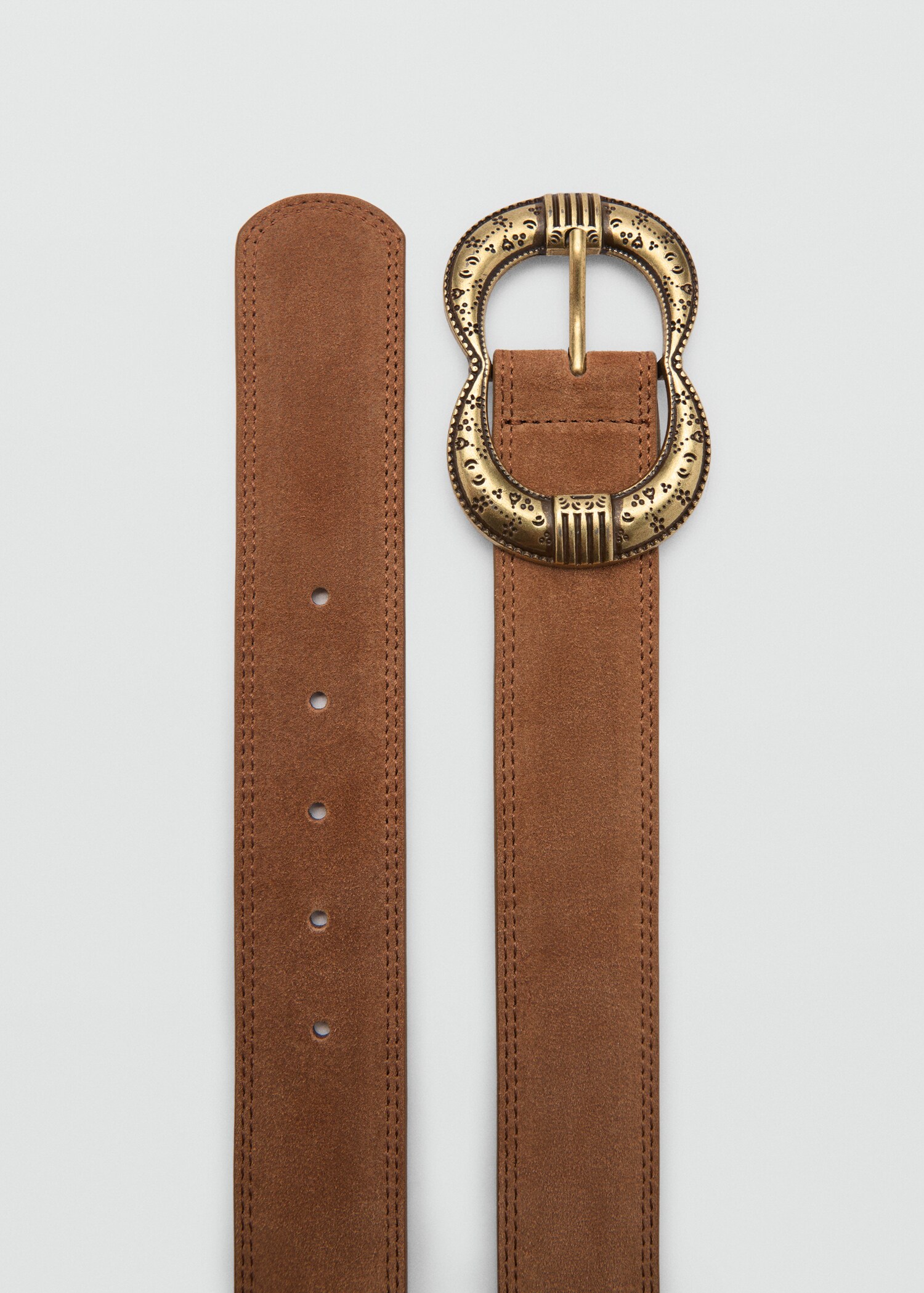 Buckle leather belt - Details of the article 1