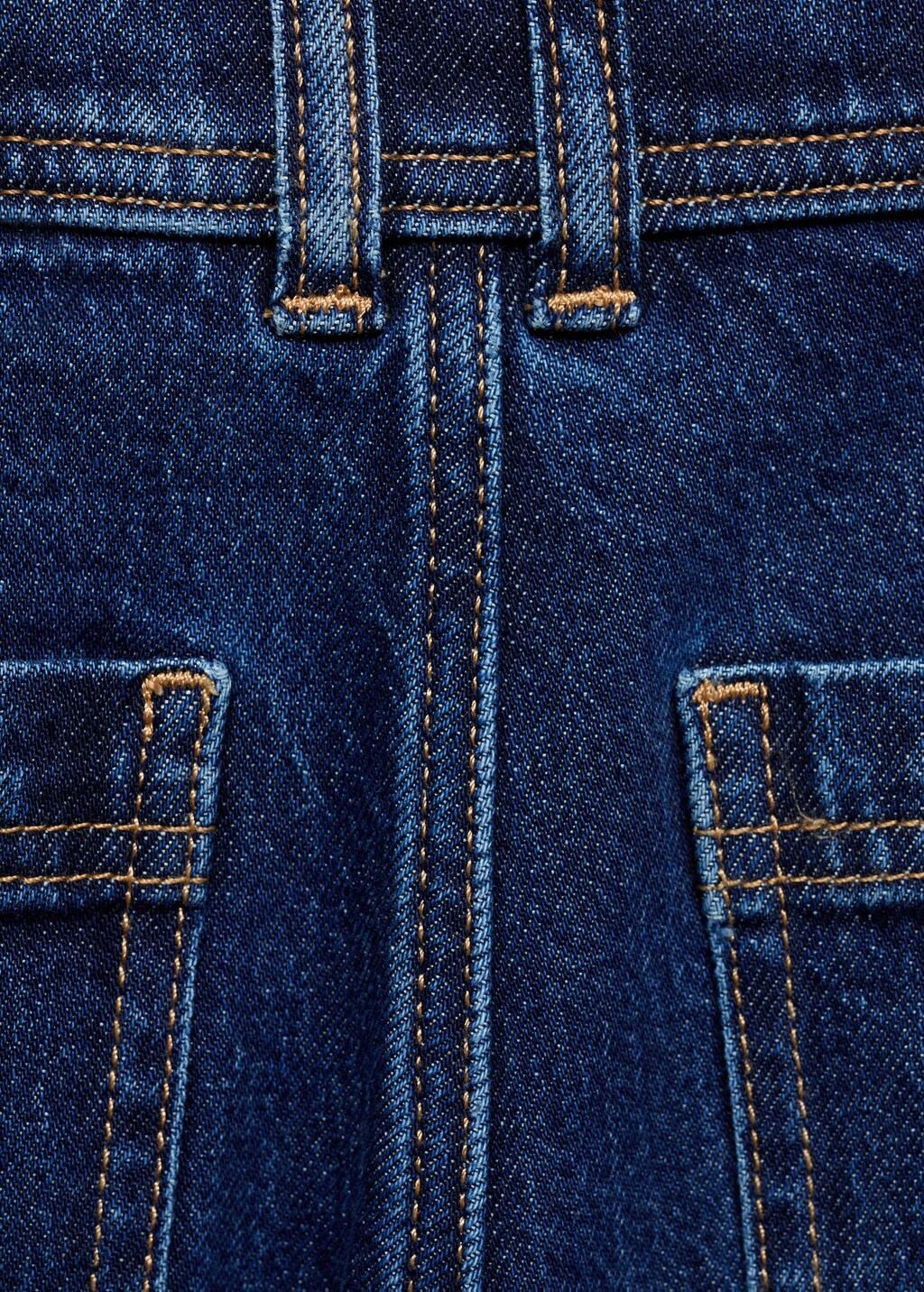 MANGO Jeans Catherin culotte tiro alto azul oscuro 0 Mujer