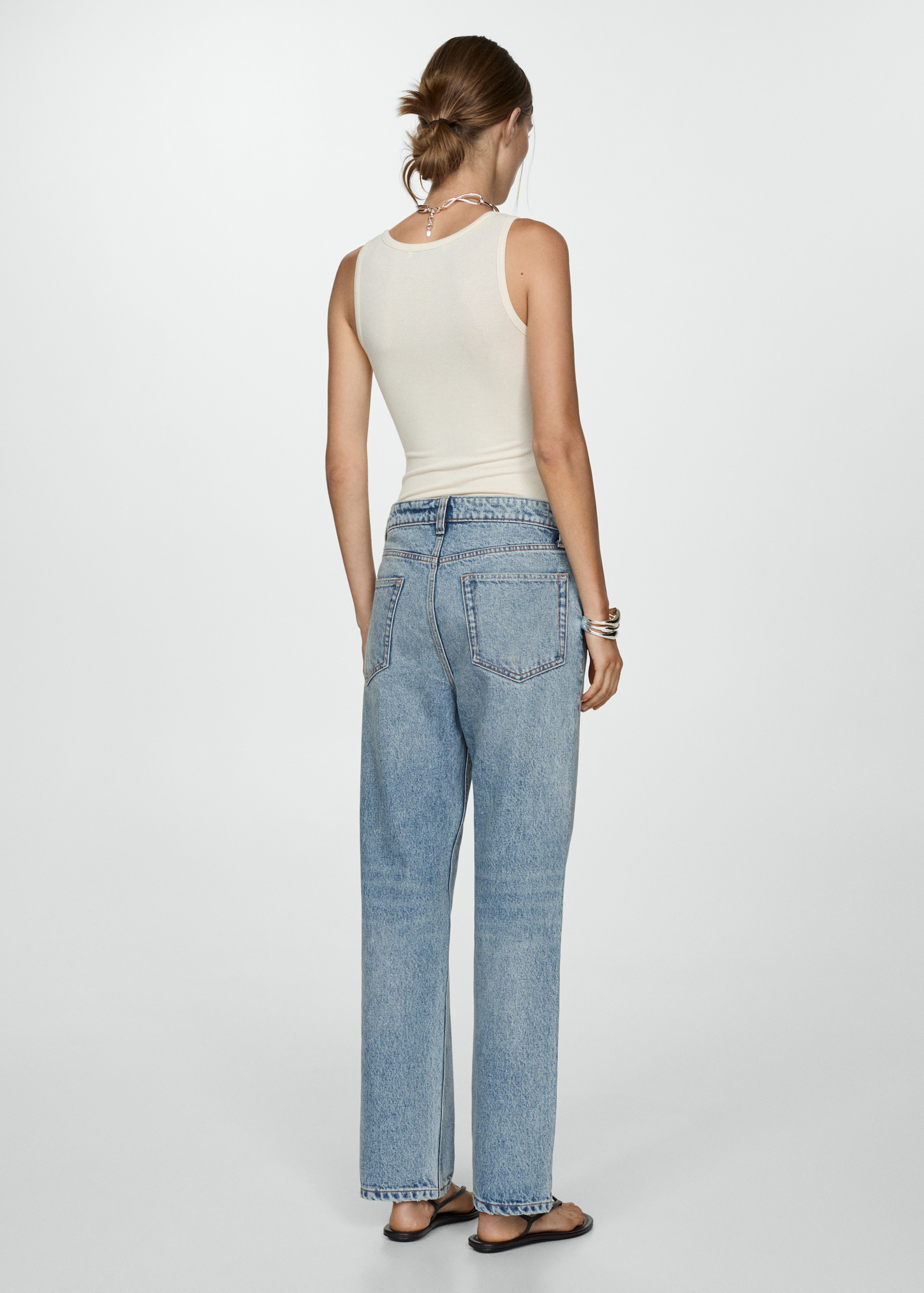 Loose boyfriend-style jeans MANGO Mauritius - Main Image