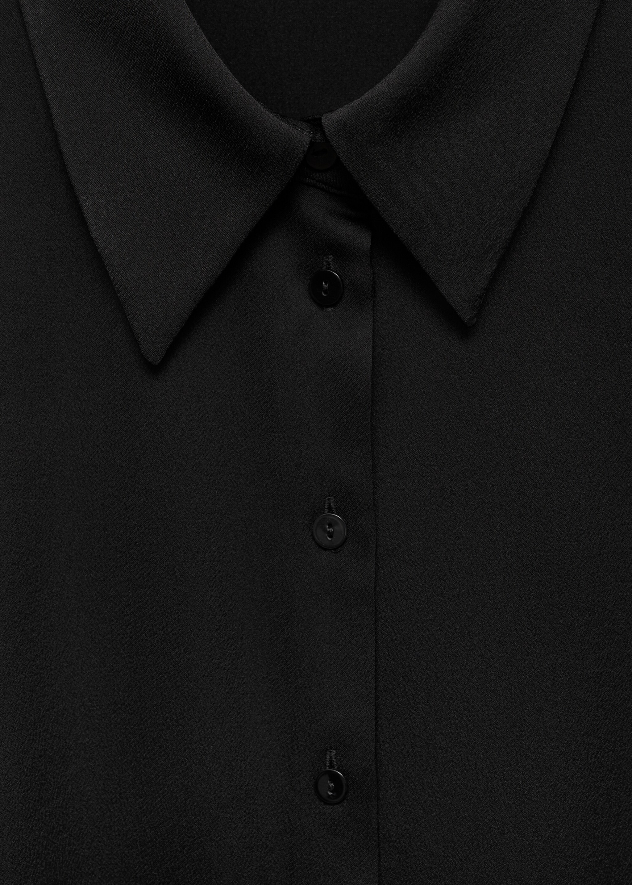 Satin finish flowy shirt - Details of the article 8